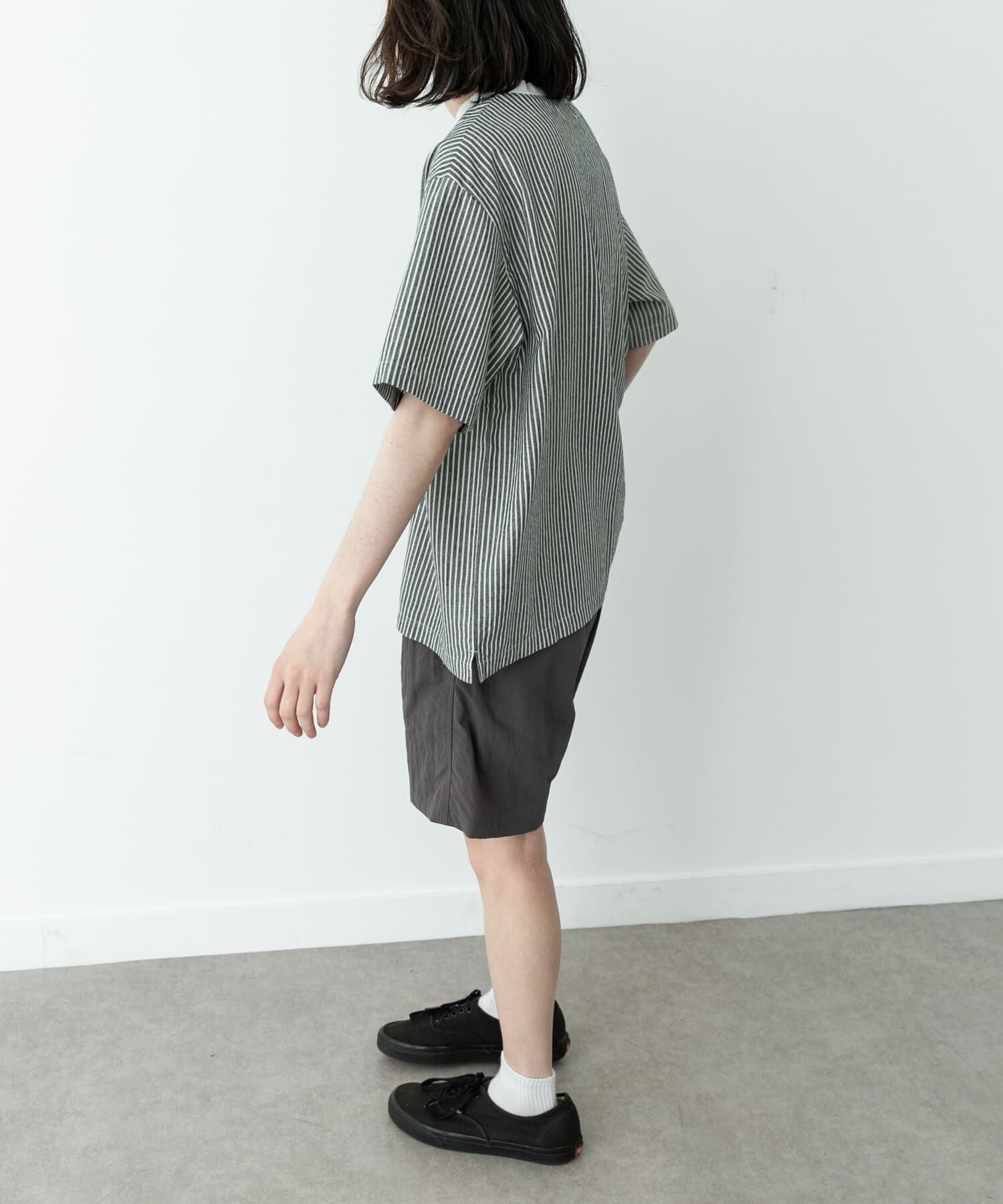 Sonny Label 「接触冷感リネン混ショートスリーブTシャツ」|Tシャツ・カットソー|