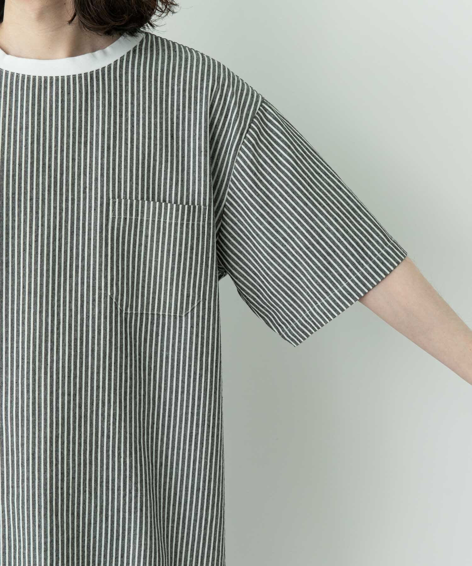 Sonny Label 「接触冷感リネン混ショートスリーブTシャツ」|Tシャツ・カットソー|