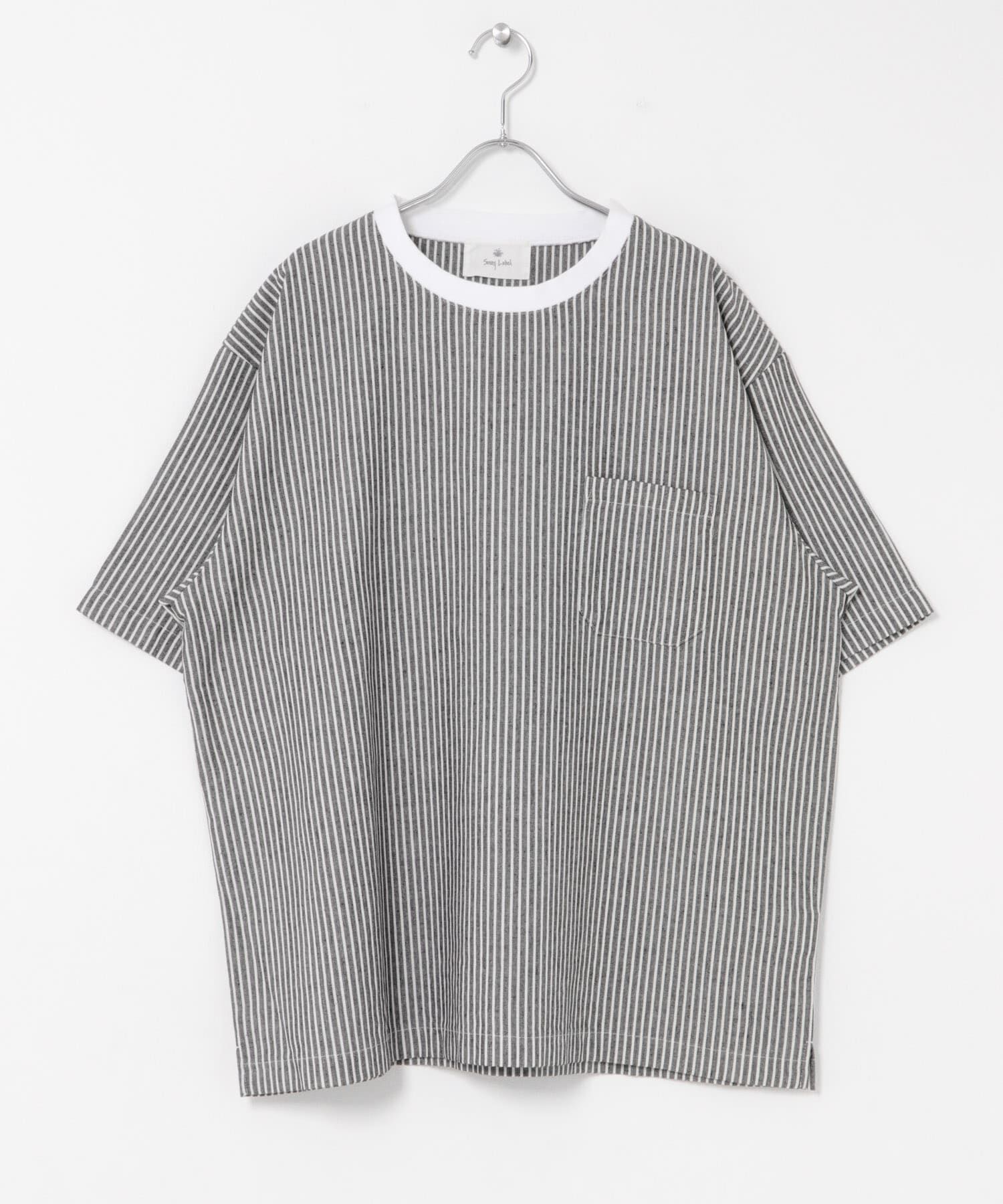 Sonny Label 「接触冷感リネン混ショートスリーブTシャツ」|Tシャツ・カットソー|
