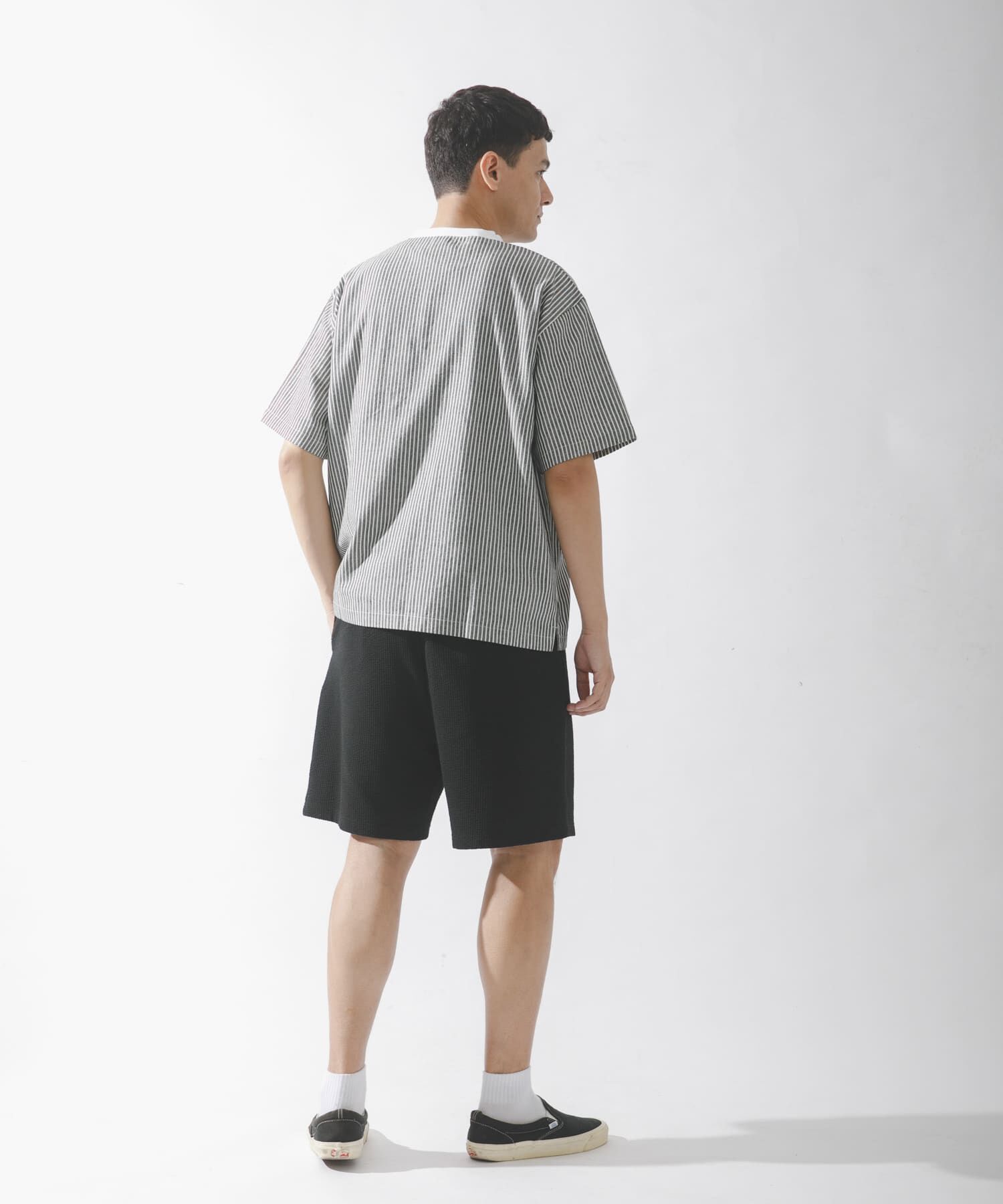 Sonny Label 「接触冷感リネン混ショートスリーブTシャツ」|Tシャツ・カットソー|