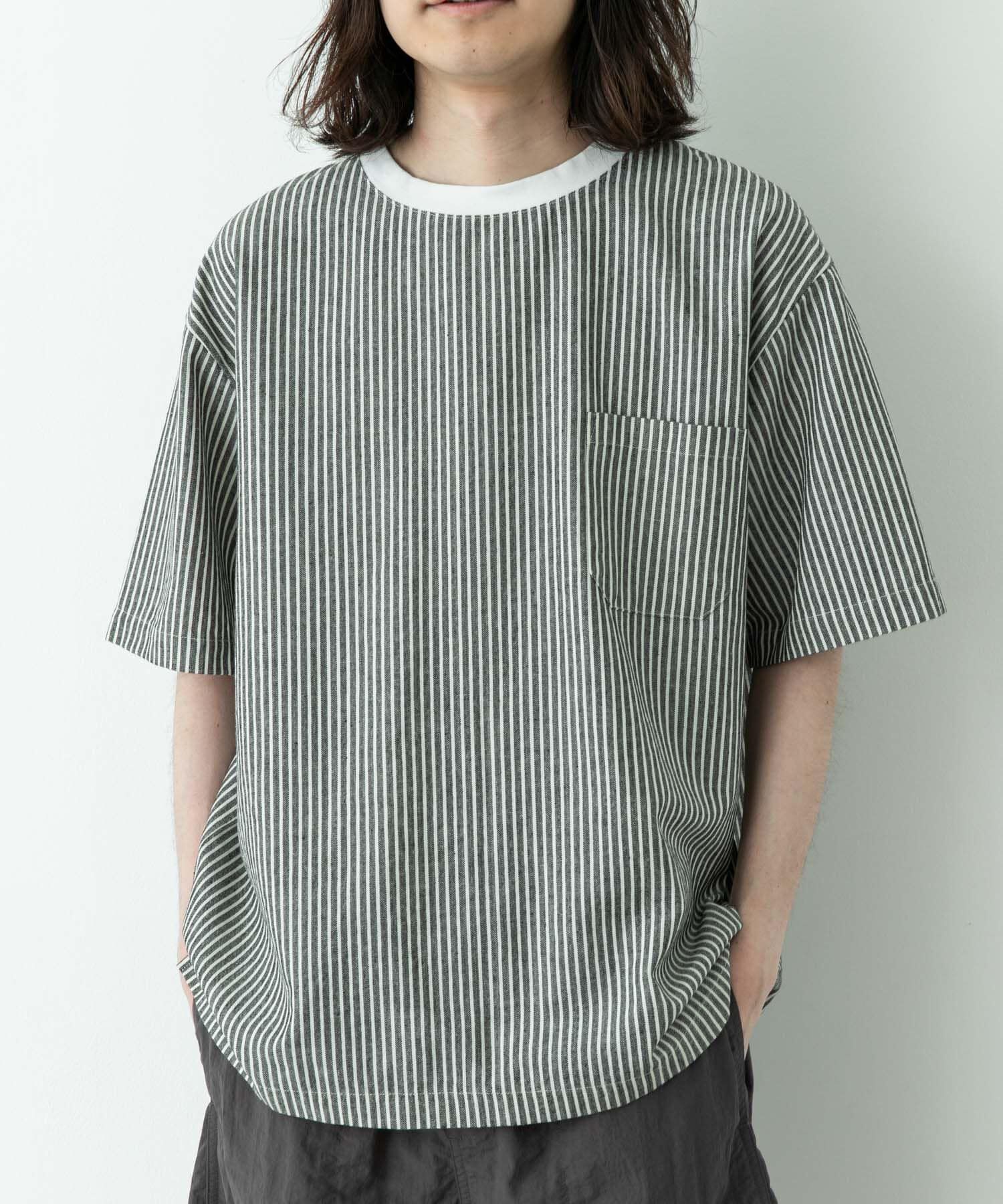 Sonny Label 「接触冷感リネン混ショートスリーブTシャツ」|Tシャツ・カットソー|