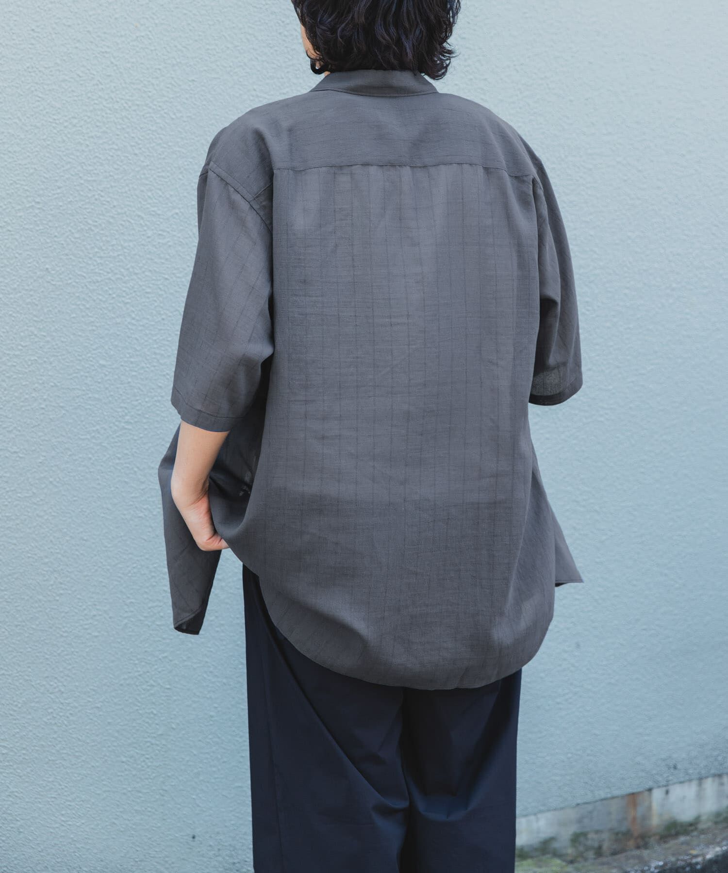 URBAN RESEARCH DOORS「FORK&SPOON　シアーストライプシャツ」|シャツ・ブラウス|