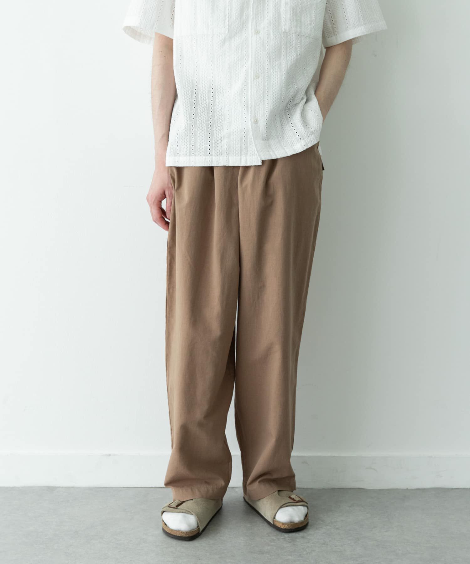 Sonny Label 「リネン混ワイドイージーパンツ」|その他|