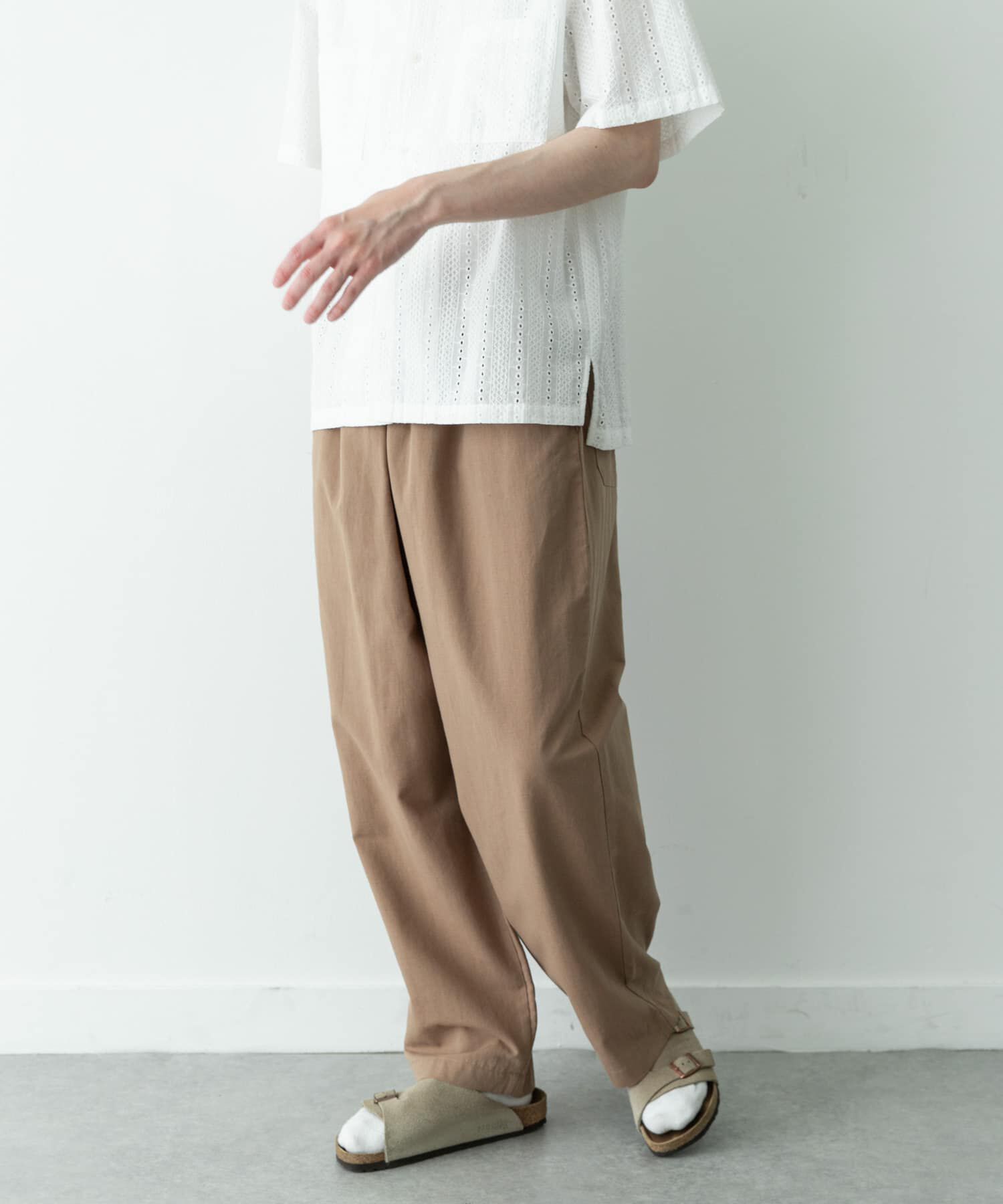 Sonny Label 「リネン混ワイドイージーパンツ」|その他|