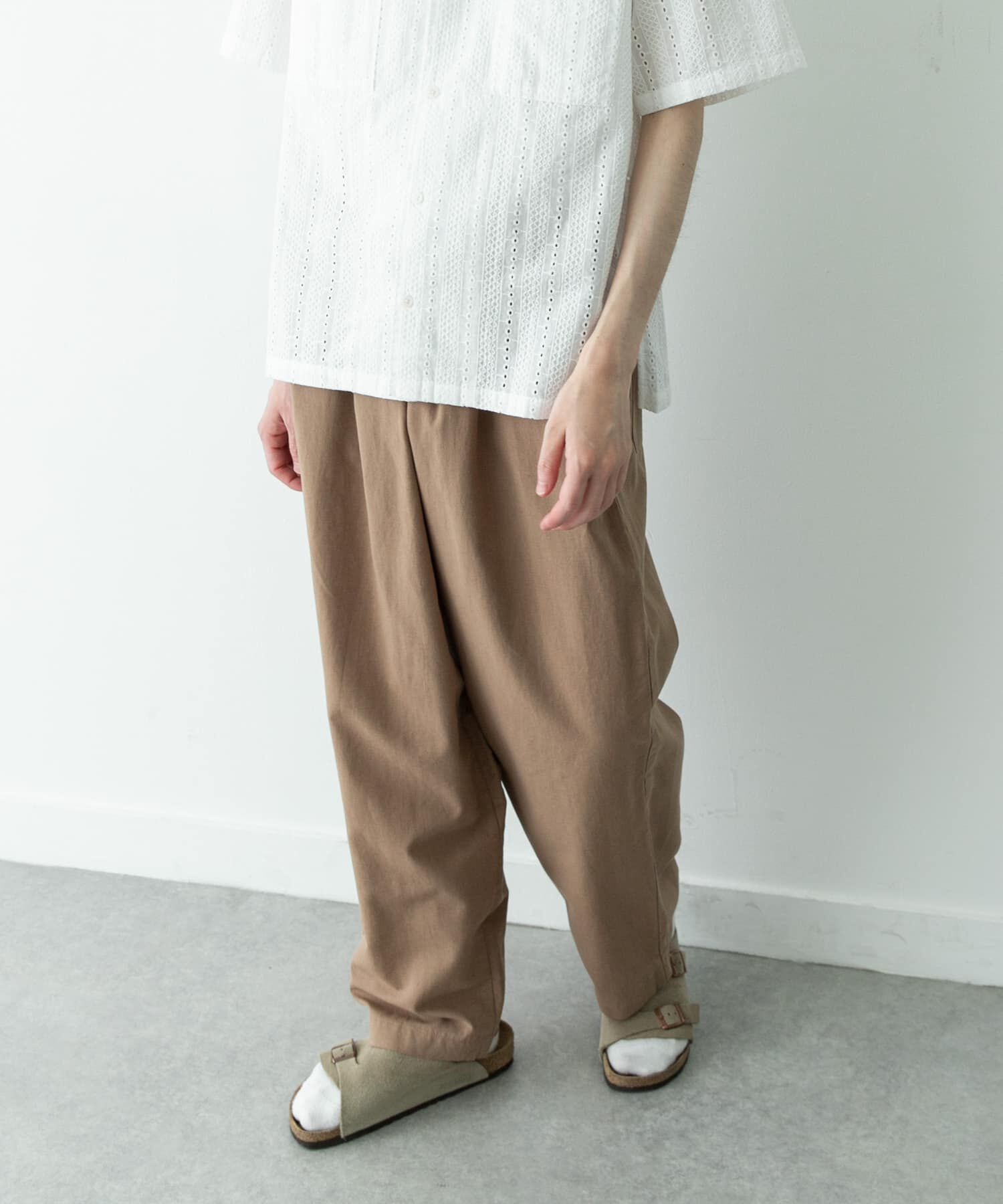 Sonny Label 「リネン混ワイドイージーパンツ」|その他|