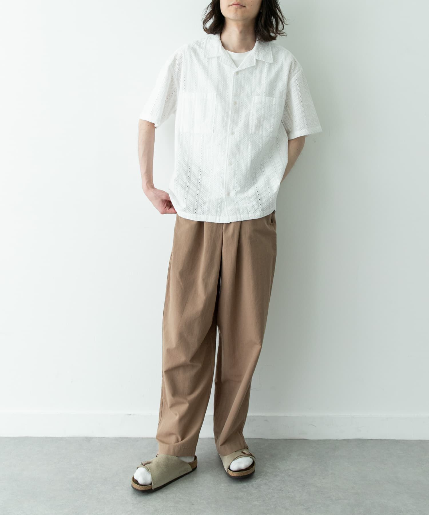 Sonny Label 「リネン混ワイドイージーパンツ」|その他|