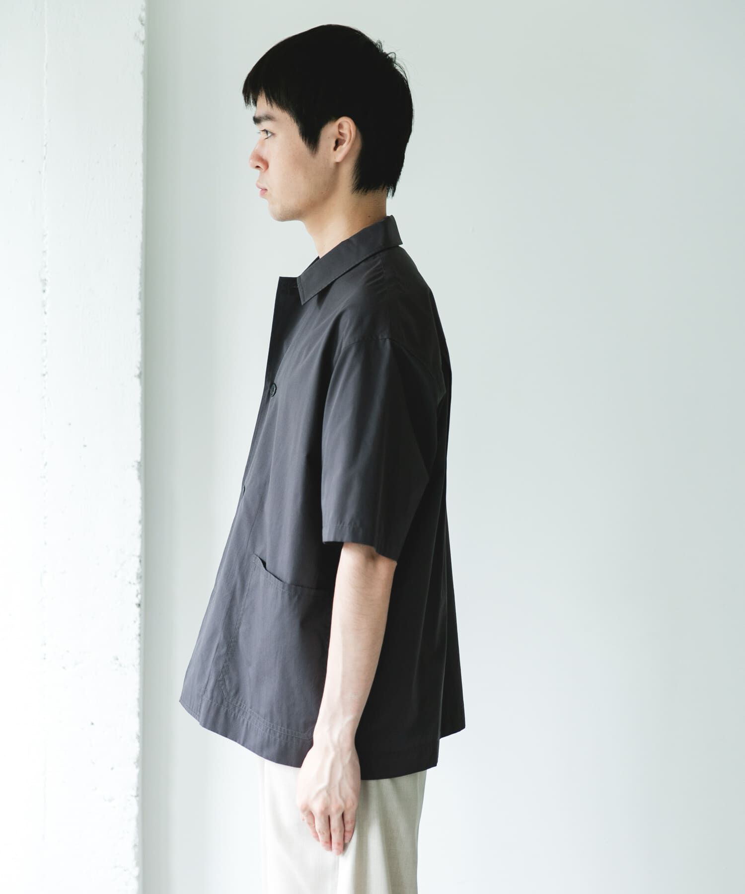 URBAN RESEARCH DOORS「『速乾/ｲｰｼﾞｰｹｱ/UVｶｯﾄ』『URTECH』Aircare ｼｮｰﾄｽﾘｰﾌﾞｼｬ 」|シャツ・ブラウス|
