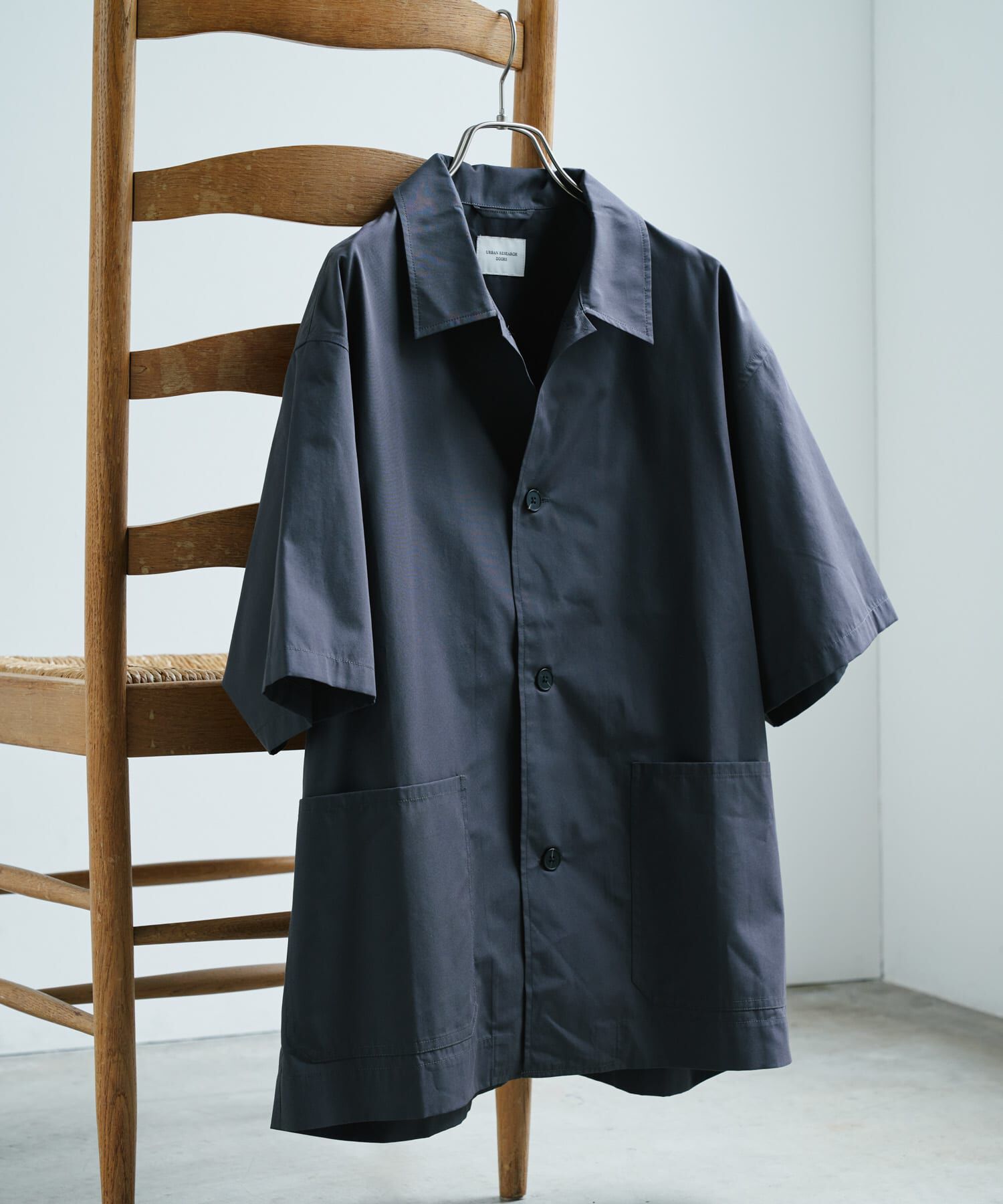 URBAN RESEARCH DOORS「『速乾/ｲｰｼﾞｰｹｱ/UVｶｯﾄ』『URTECH』Aircare ｼｮｰﾄｽﾘｰﾌﾞｼｬ 」|シャツ・ブラウス|