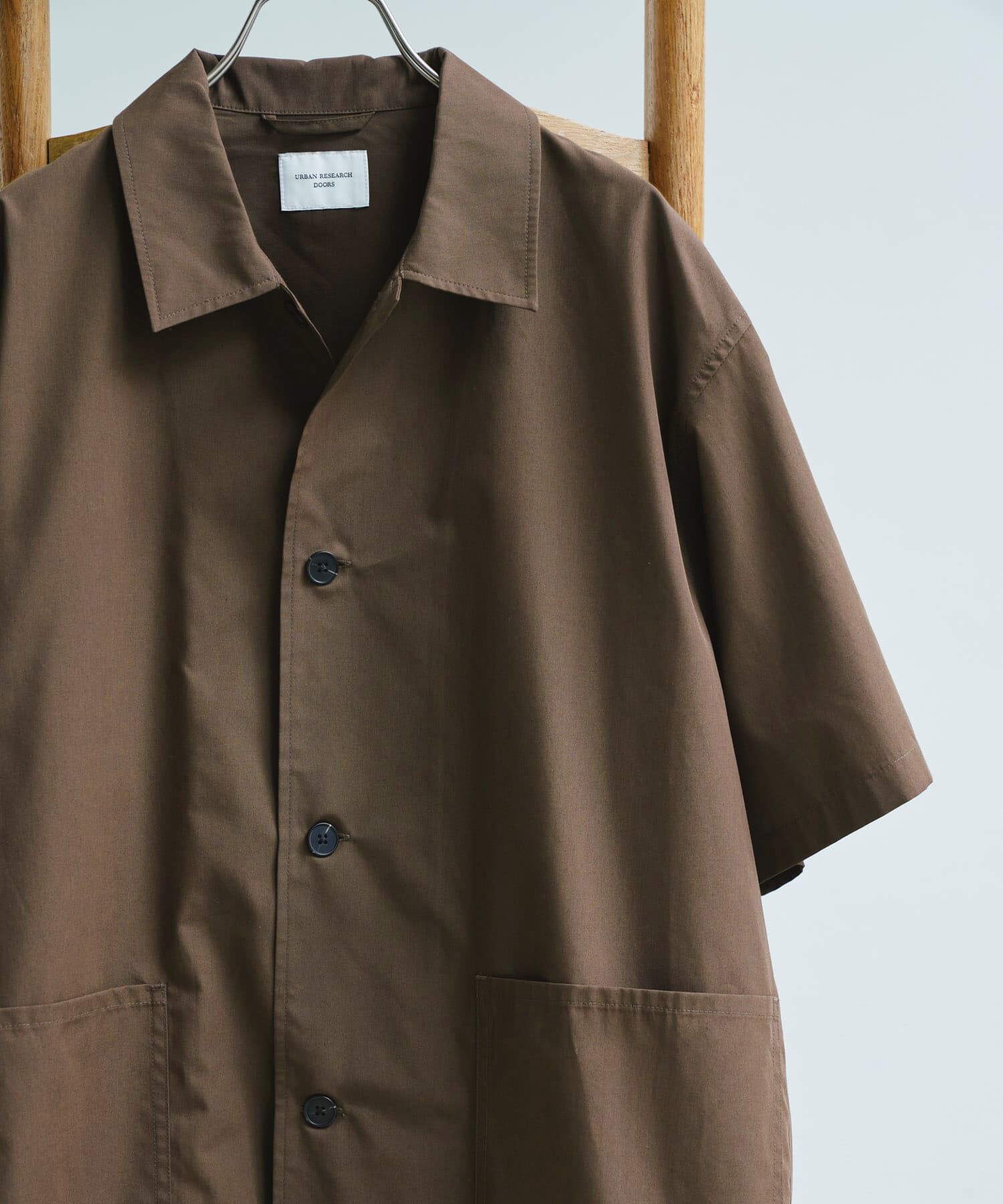 URBAN RESEARCH DOORS「『速乾/ｲｰｼﾞｰｹｱ/UVｶｯﾄ』『URTECH』Aircare ｼｮｰﾄｽﾘｰﾌﾞｼｬ 」|シャツ・ブラウス|