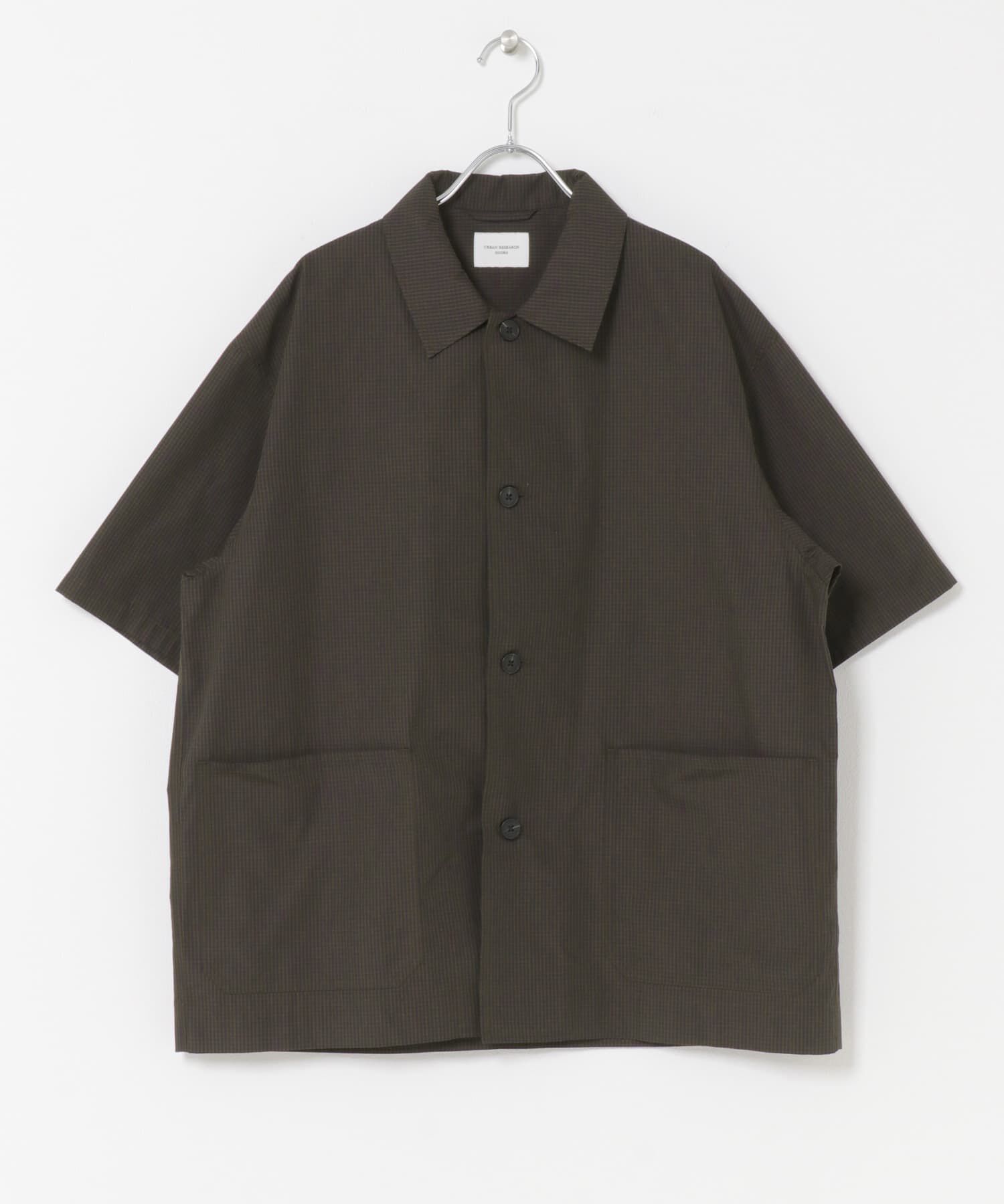 URBAN RESEARCH DOORS「『速乾/ｲｰｼﾞｰｹｱ/UVｶｯﾄ』『URTECH』Aircare ｼｮｰﾄｽﾘｰﾌﾞｼｬ 」|シャツ・ブラウス|