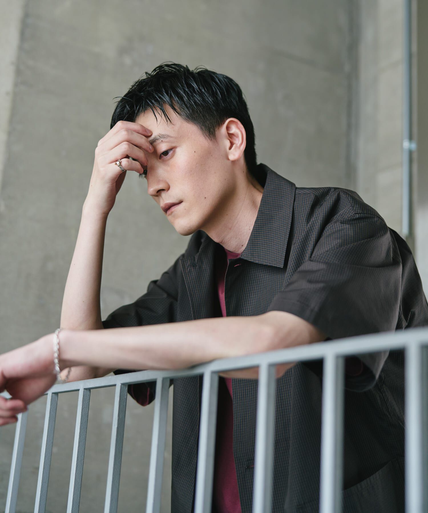 URBAN RESEARCH DOORS「『速乾/ｲｰｼﾞｰｹｱ/UVｶｯﾄ』『URTECH』Aircare ｼｮｰﾄｽﾘｰﾌﾞｼｬ 」|シャツ・ブラウス|