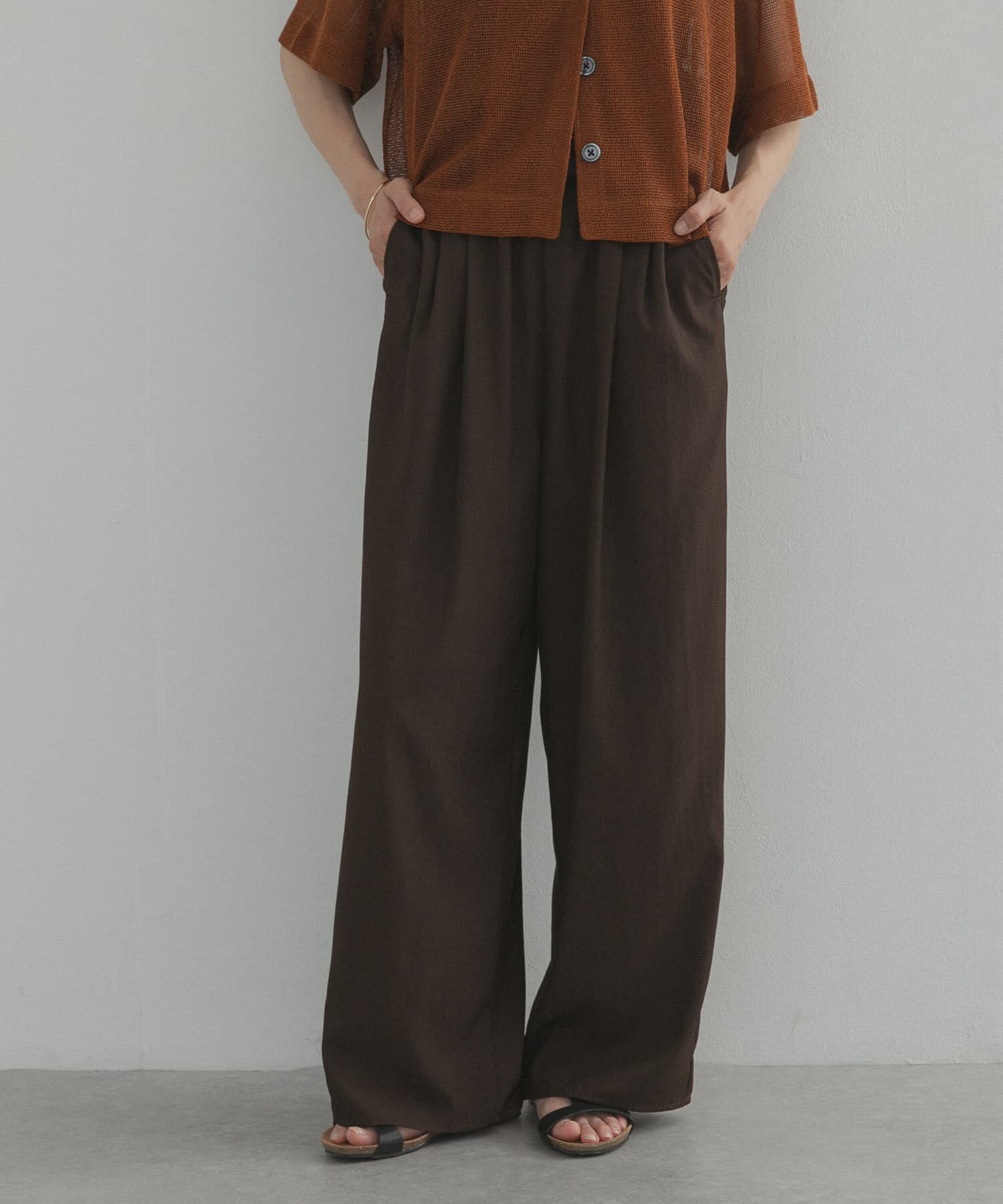 URBAN RESEARCH DOORS「『接触冷感』ソフトオックスイージーパンツ」|その他|