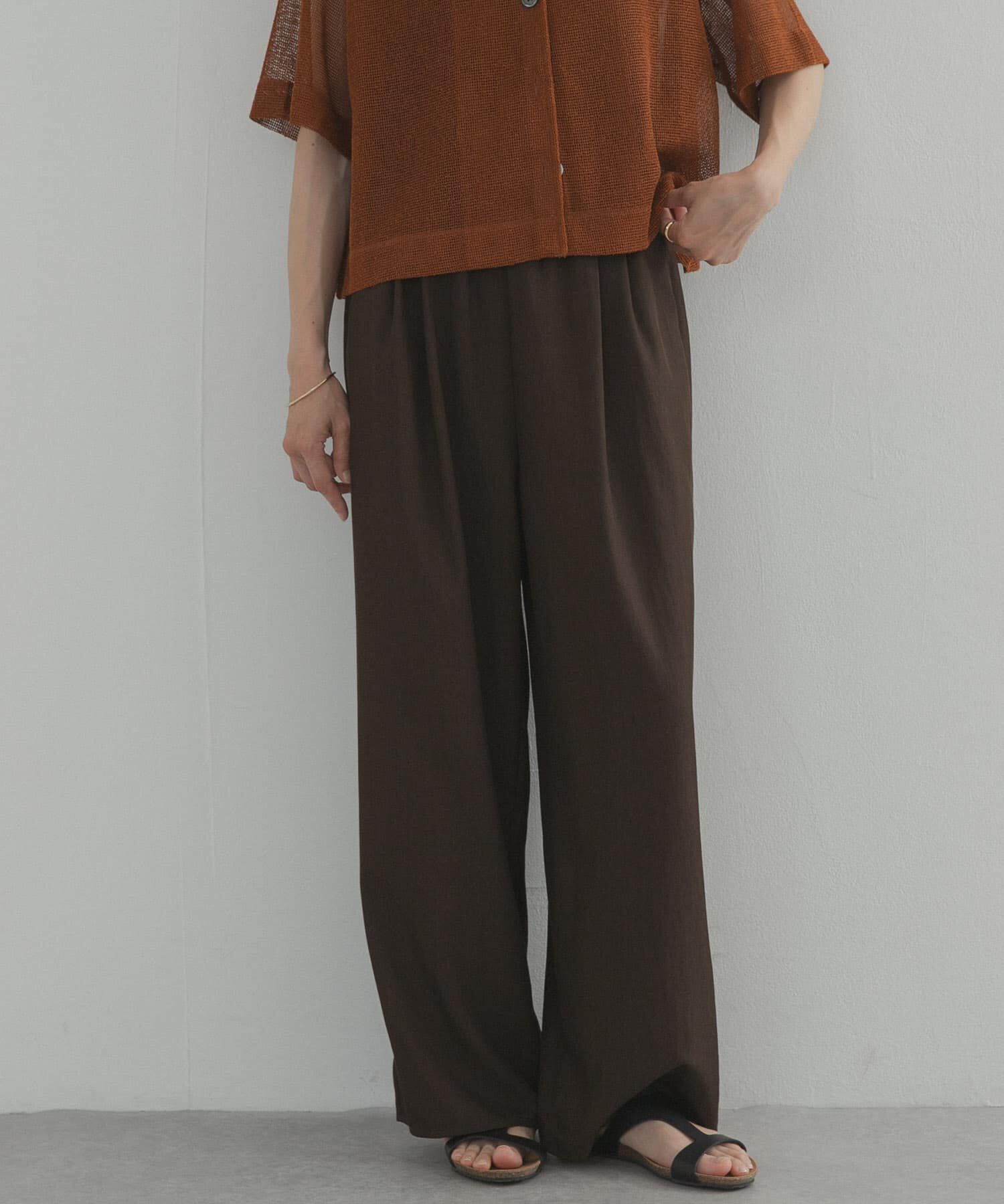 URBAN RESEARCH DOORS「『接触冷感』ソフトオックスイージーパンツ」|その他|