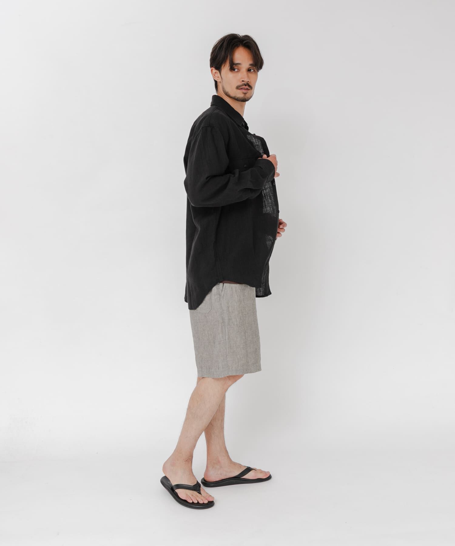 URBAN RESEARCH「SANDWASH LINEN WORK SHIRTS」|シャツ・ブラウス|