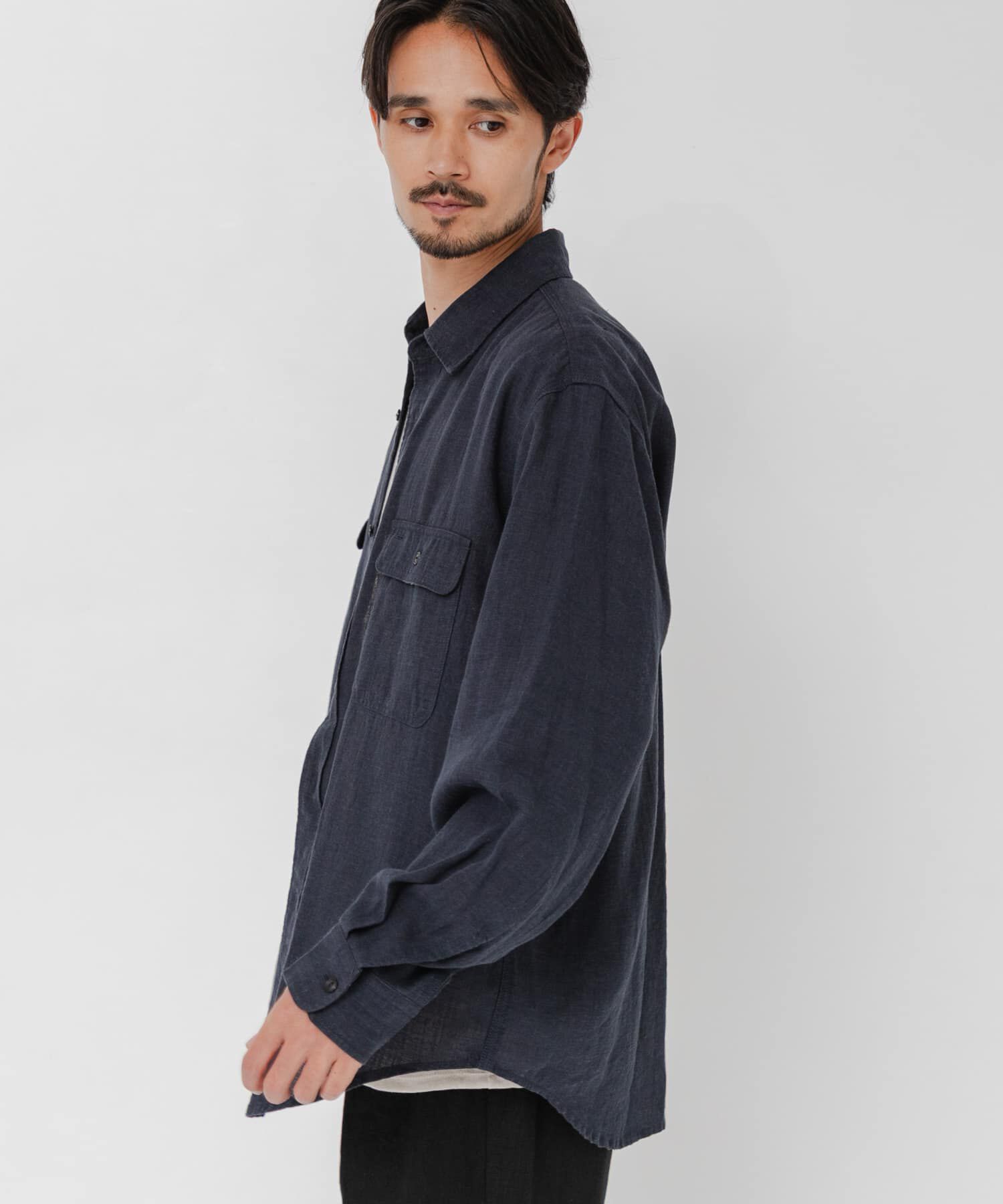 URBAN RESEARCH「SANDWASH LINEN WORK SHIRTS」|シャツ・ブラウス|
