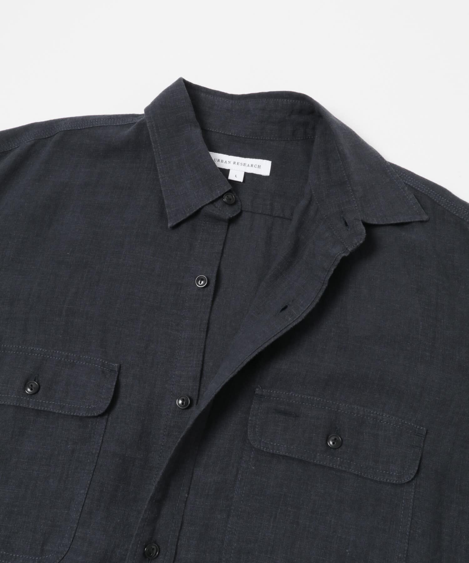 URBAN RESEARCH「SANDWASH LINEN WORK SHIRTS」|シャツ・ブラウス|