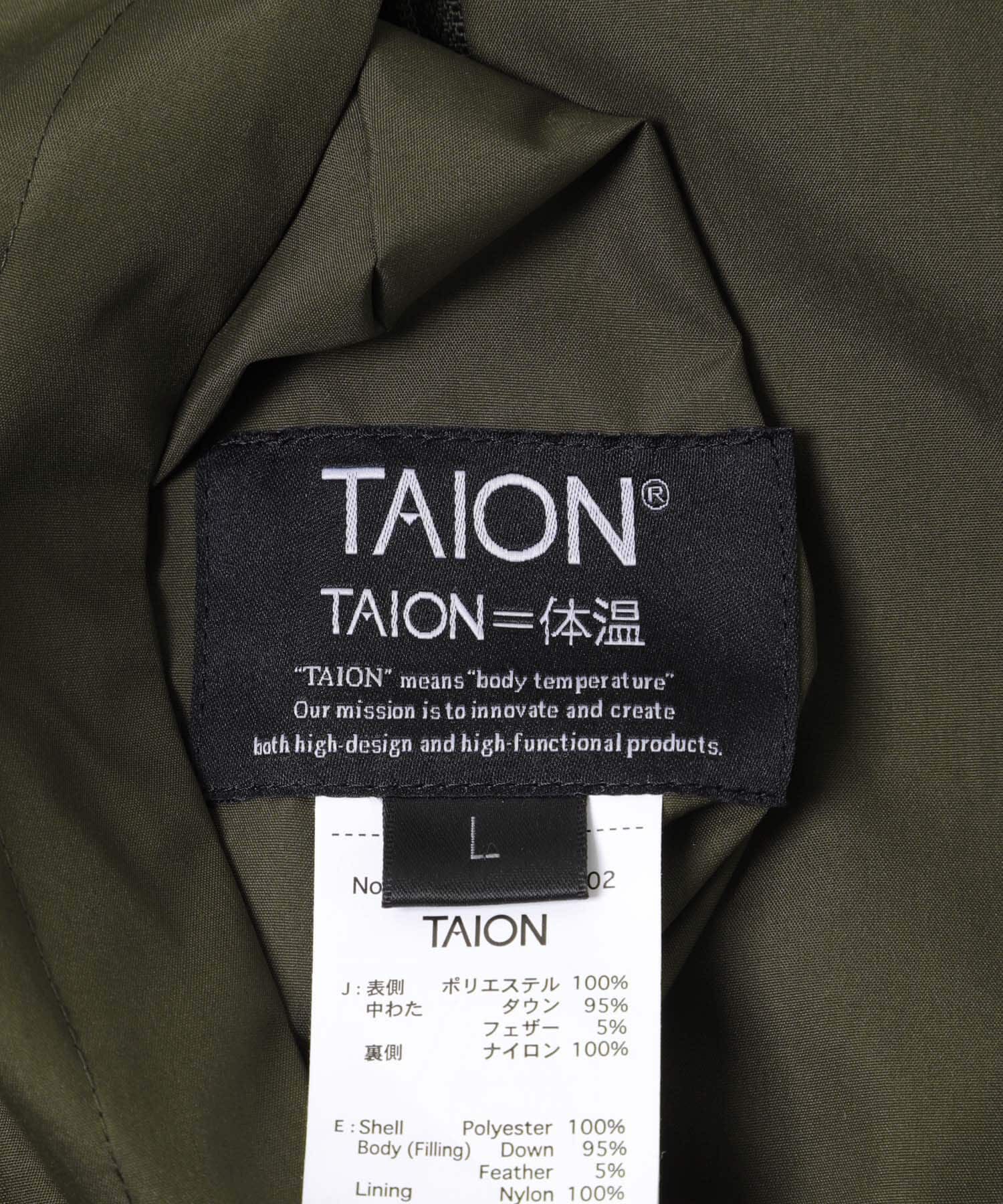 Sonny Label 「『別注』TAION&times;Sonny Label　HOOD DOWN JACKET」|ダウン|