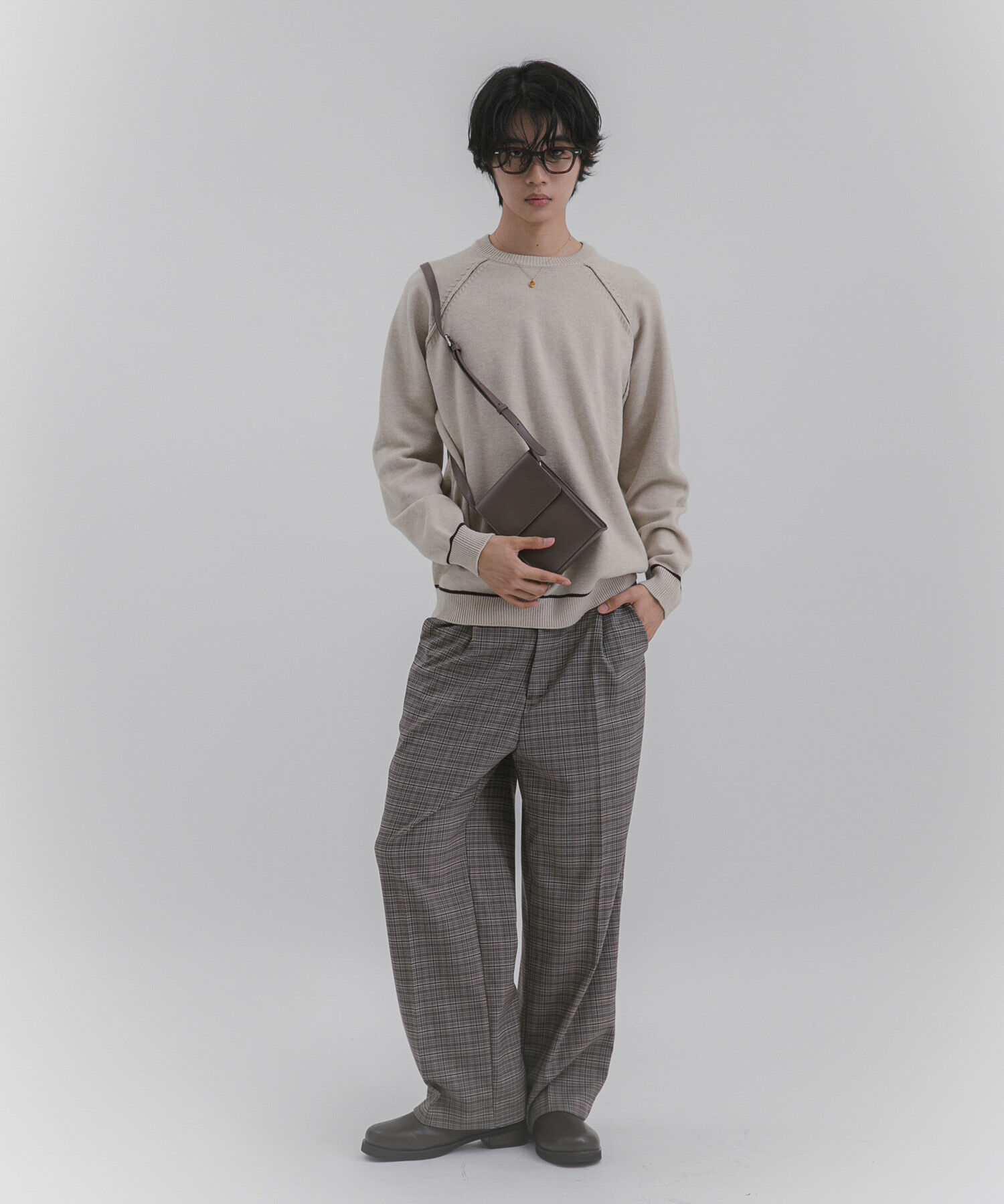 SENSE OF PLACE by URBAN RESEARCH「『一部WEB限定ｶﾗｰ』『洗濯可/毛玉防止』ｽﾄﾚｯﾁﾊｲｼｮｸﾗｲﾝﾆ」|ニット・セーター|