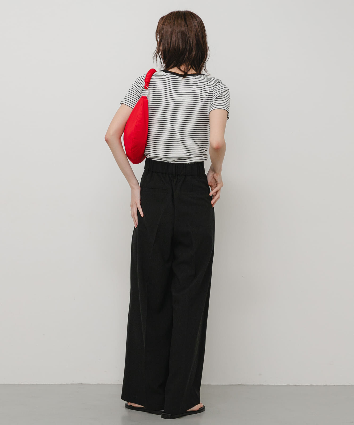 SENSE OF PLACE by URBAN RESEARCH「『一部WEB限定カラー』ラウンドネックリブTシャツ(半袖)」|Tシャツ・カットソー|