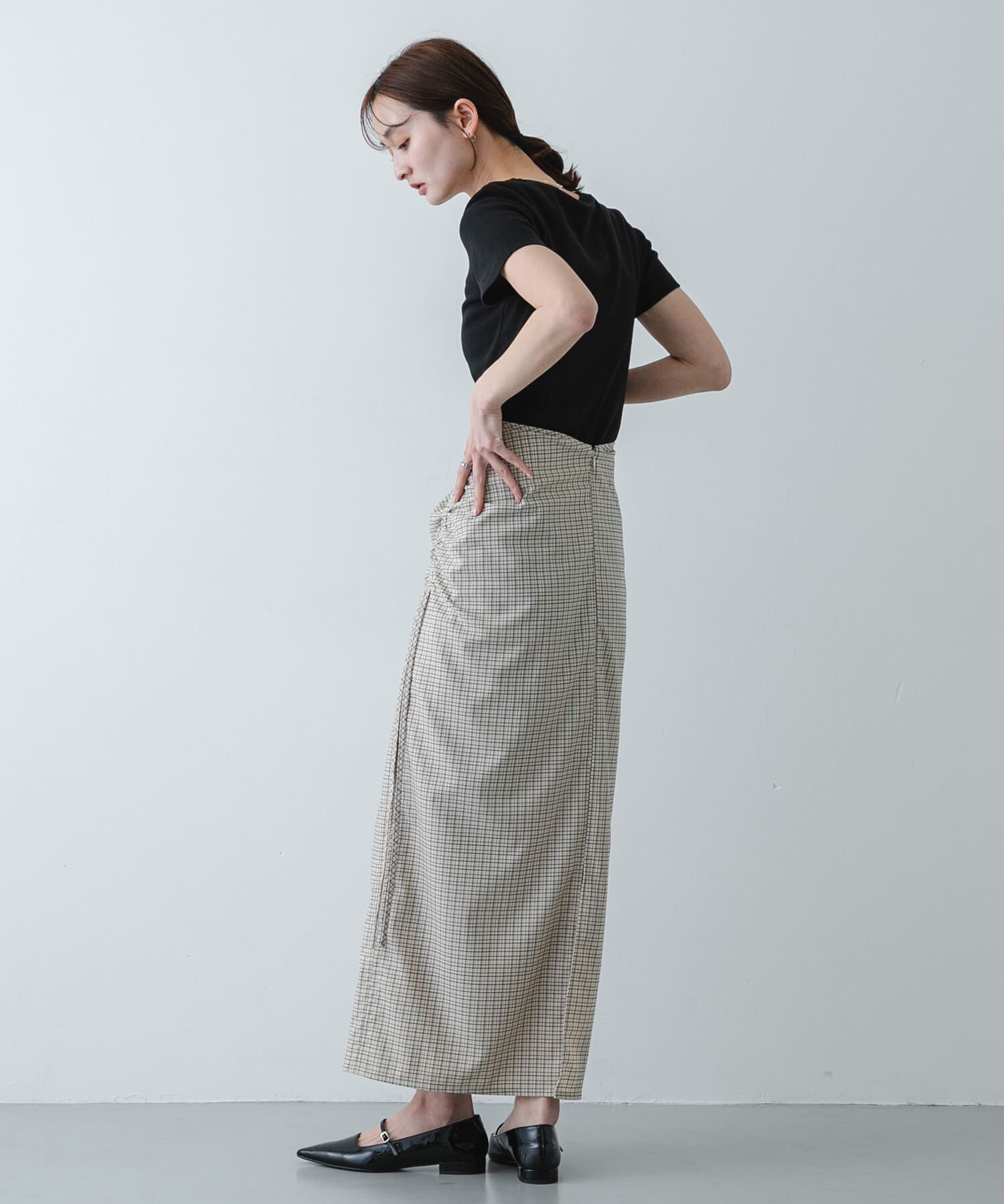 SENSE OF PLACE by URBAN RESEARCH「『一部WEB限定カラー』ラウンドネックリブTシャツ(半袖)」|Tシャツ・カットソー|