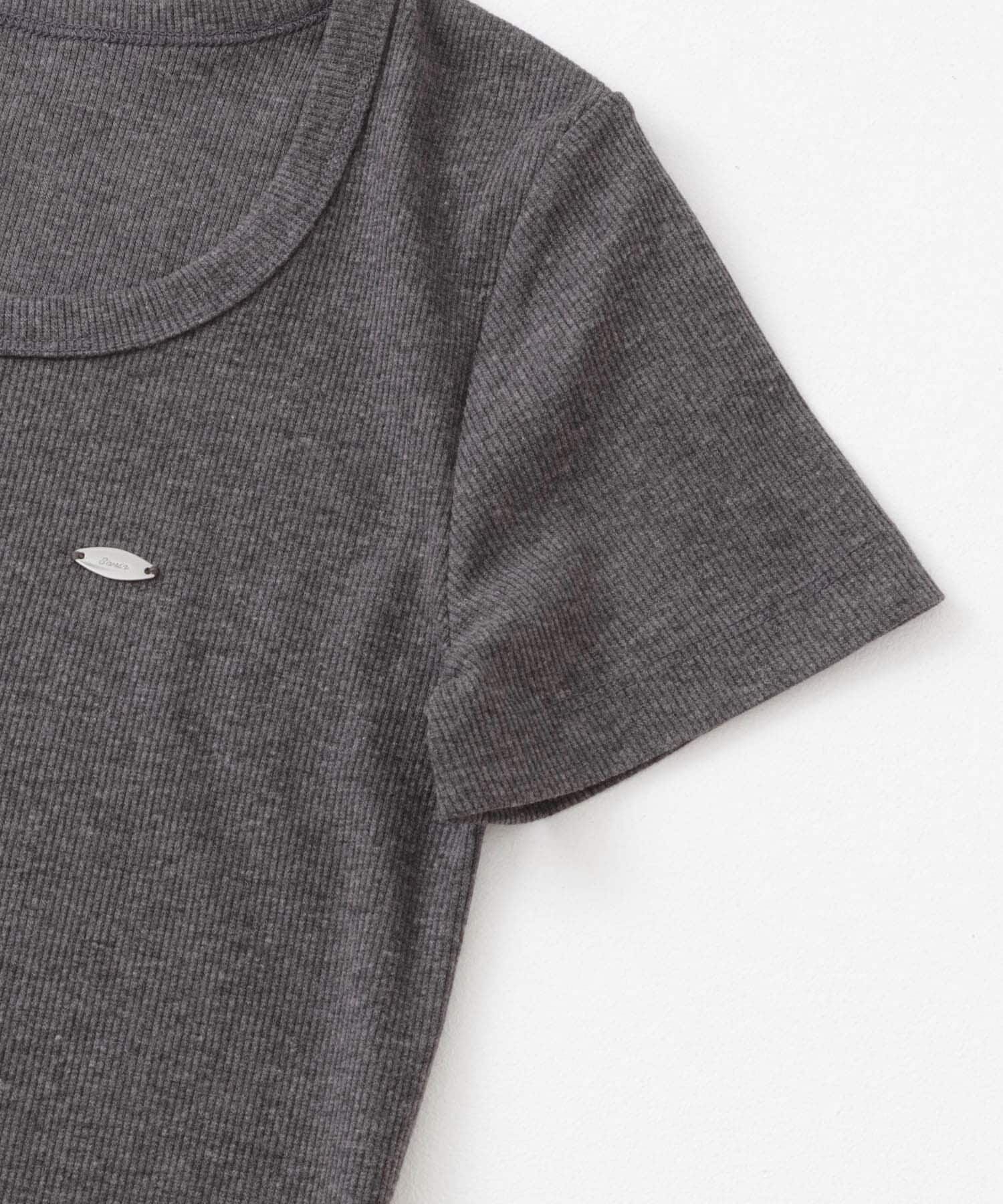 SENSE OF PLACE by URBAN RESEARCH「『一部WEB限定カラー』ラウンドネックリブTシャツ(半袖)」|Tシャツ・カットソー|