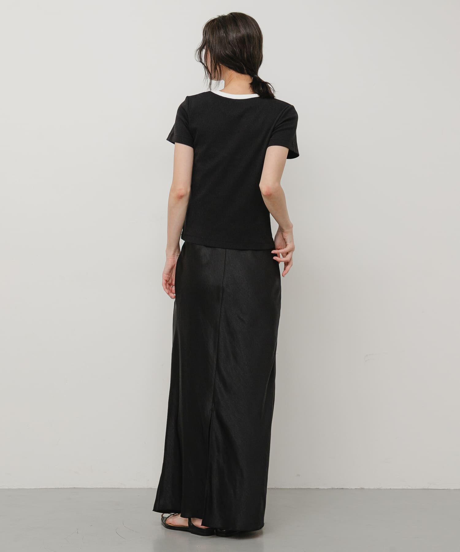 SENSE OF PLACE by URBAN RESEARCH「『一部WEB限定カラー』ラウンドネックリブTシャツ(半袖)」|Tシャツ・カットソー|