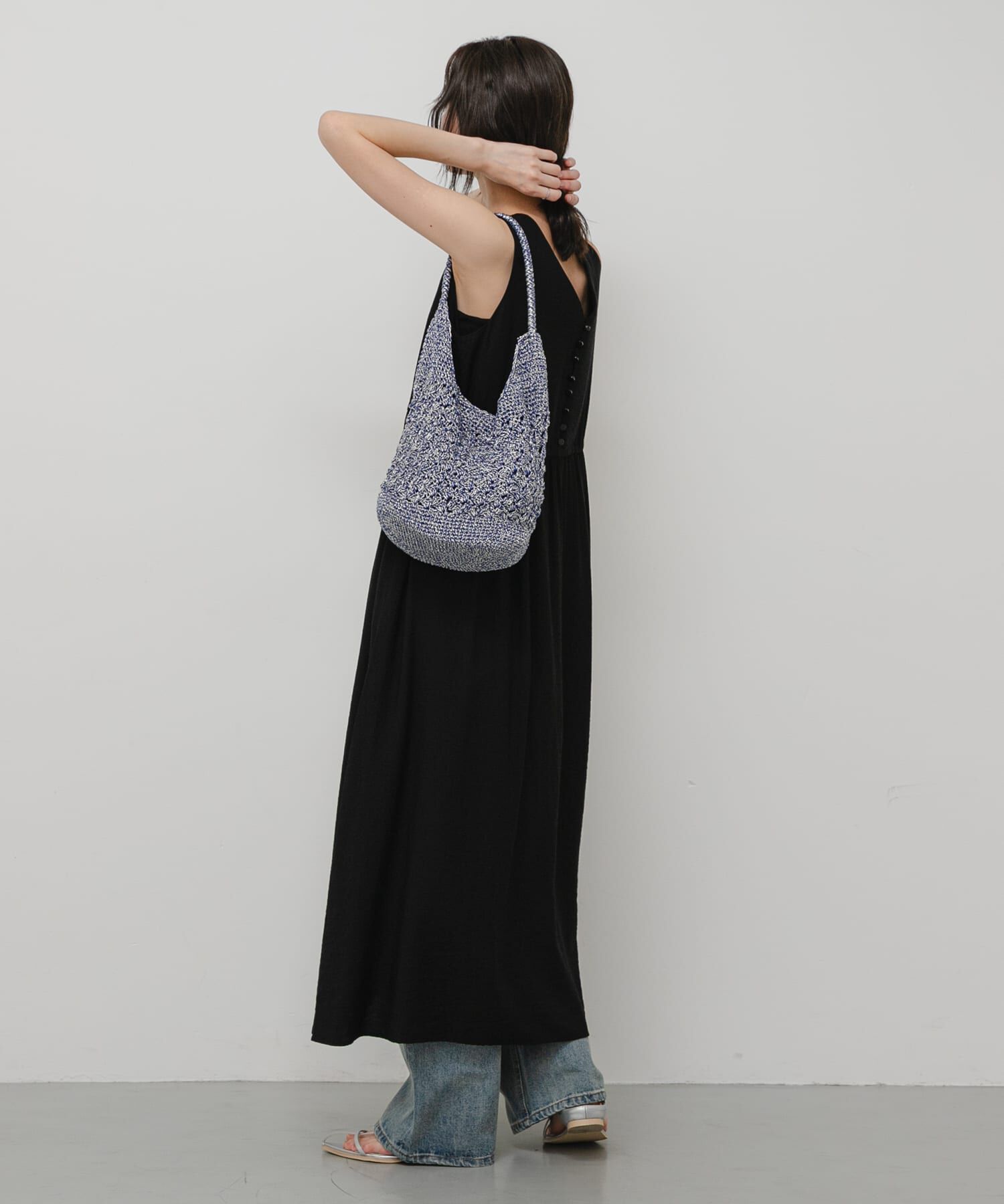 SENSE OF PLACE by URBAN RESEARCH「メタリックヤーンバッグ」|かごバッグ|