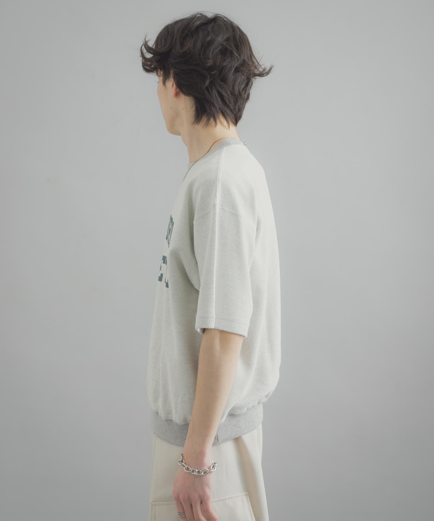 SENSE OF PLACE by URBAN RESEARCH「カレッジスウェットショートスリーブTシャツ」|スウェット・ジャージ|