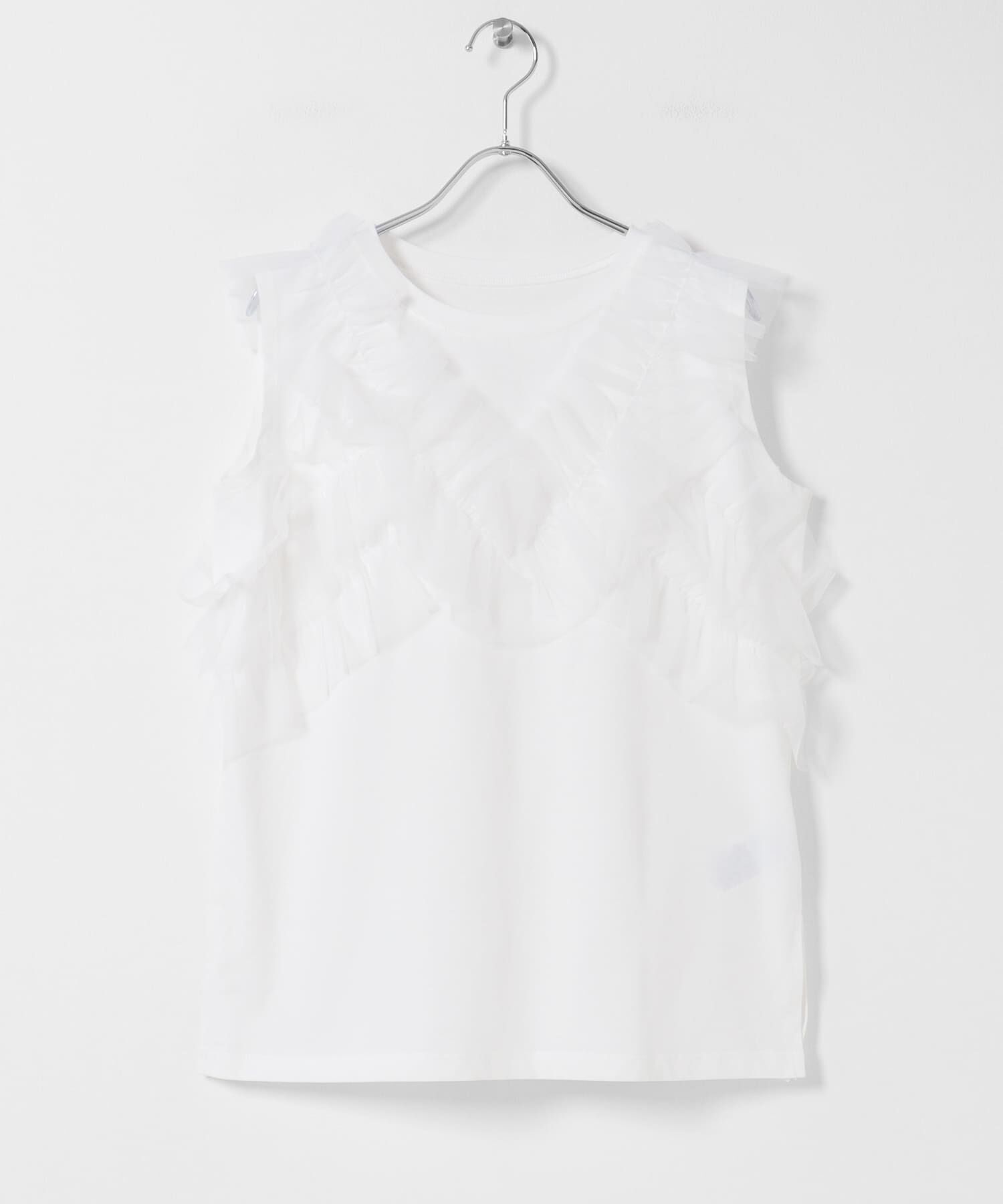 SENSE OF PLACE by URBAN RESEARCH「フリルデザインカットトップ」|Tシャツ・カットソー|