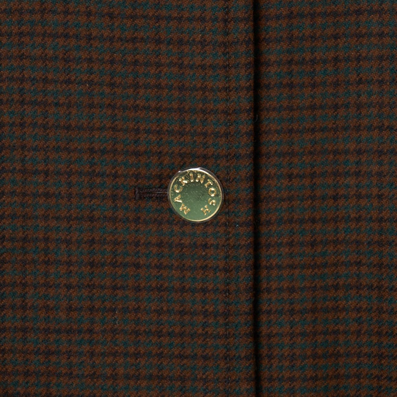  「MACKINTOSH HUMBIE LONG SL MB HOUNDTOOTH」|トレンチコート|