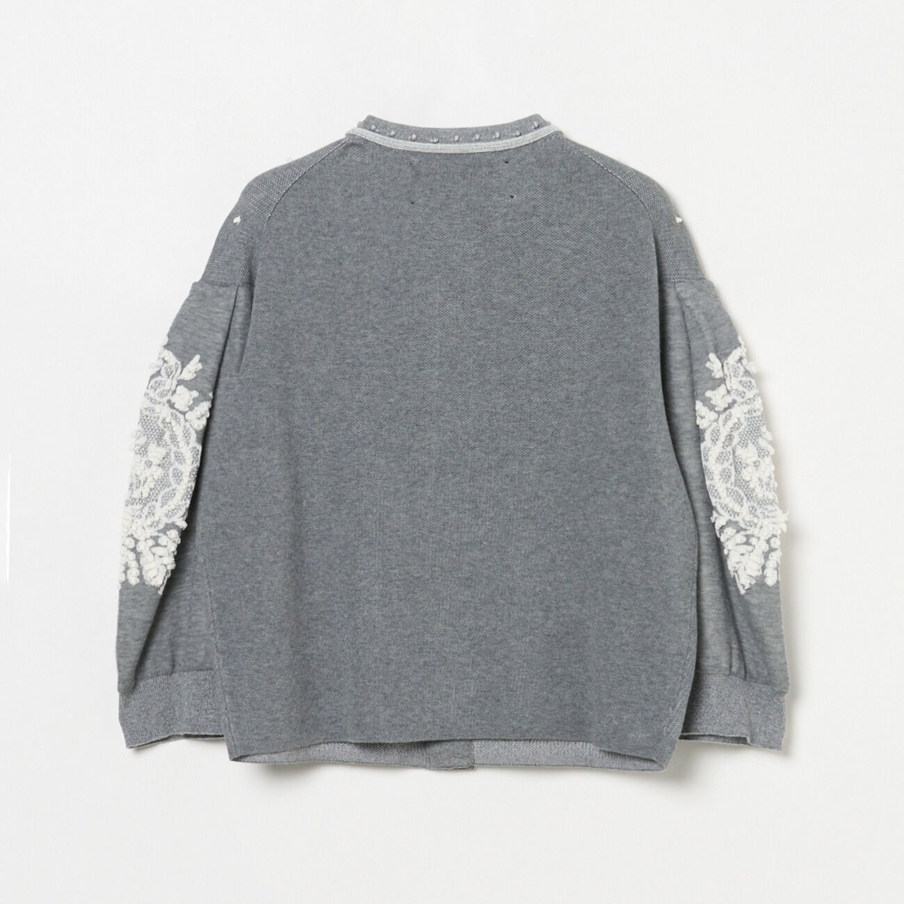  「boussole EMBROIDERY CREW CARDIGAN」|ニット・セーター|