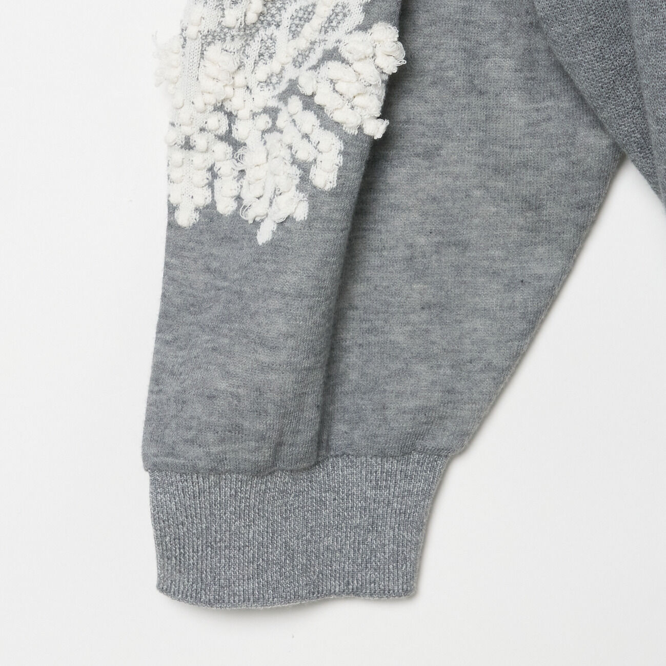  「boussole EMBROIDERY CREW CARDIGAN」|ニット・セーター|