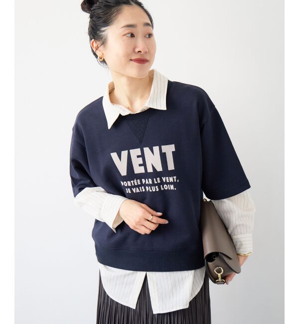  「フロッキーミニ裏毛ロゴプルオーバー」|Tシャツ・カットソー|