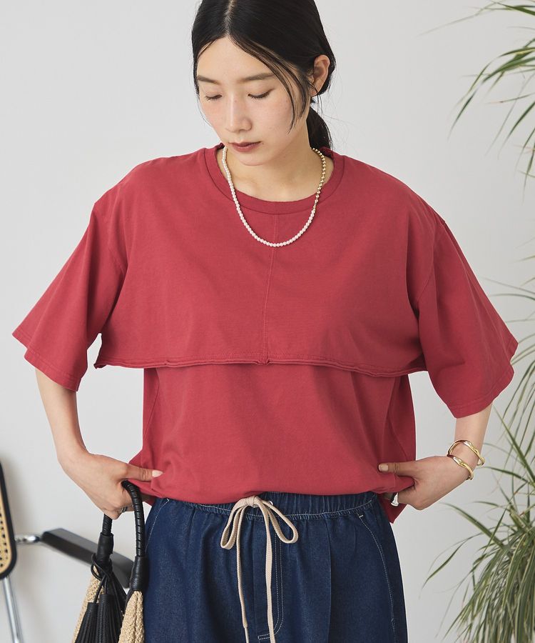 AMERICAN HOLIC「レイヤード風加工Tシャツ」|Tシャツ・カットソー|