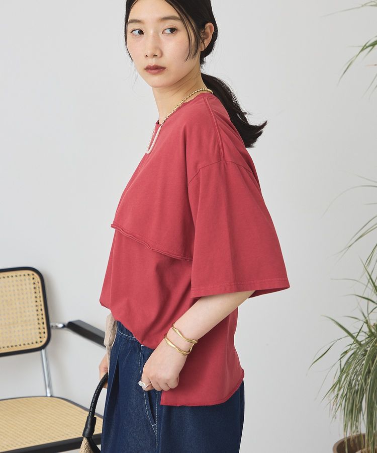 AMERICAN HOLIC「レイヤード風加工Tシャツ」|Tシャツ・カットソー|