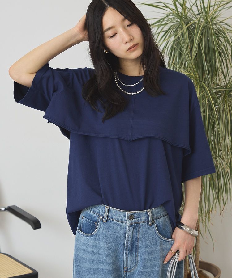 AMERICAN HOLIC「レイヤード風加工Tシャツ」|Tシャツ・カットソー|