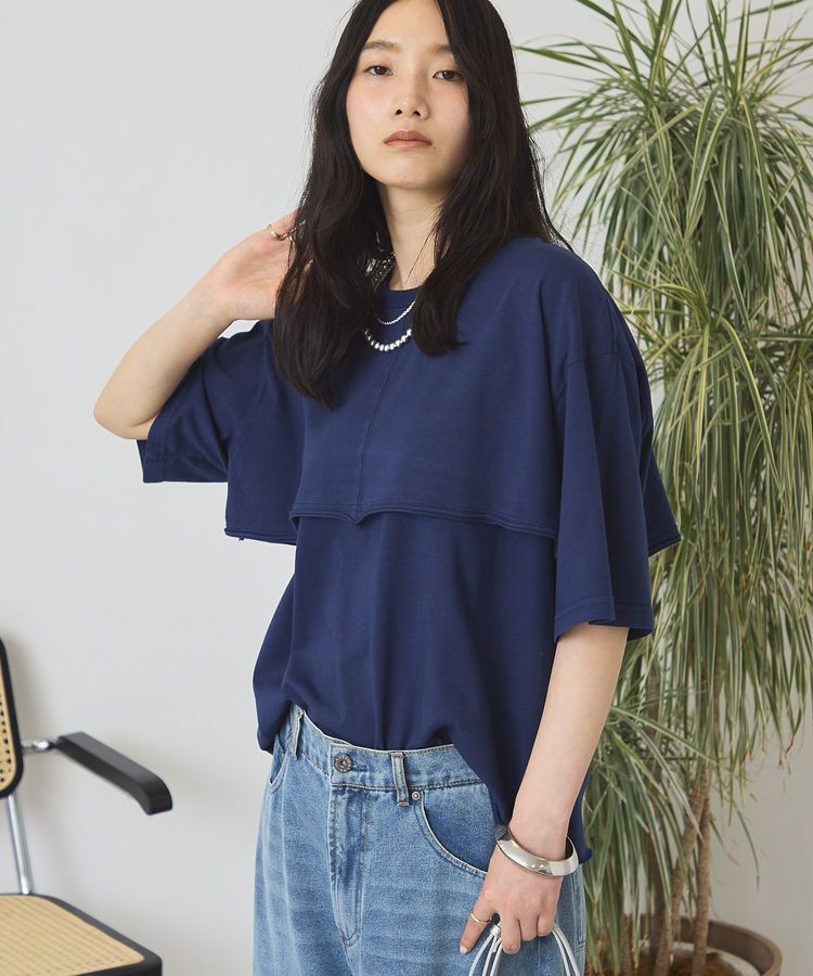 AMERICAN HOLIC「レイヤード風加工Tシャツ」|Tシャツ・カットソー|