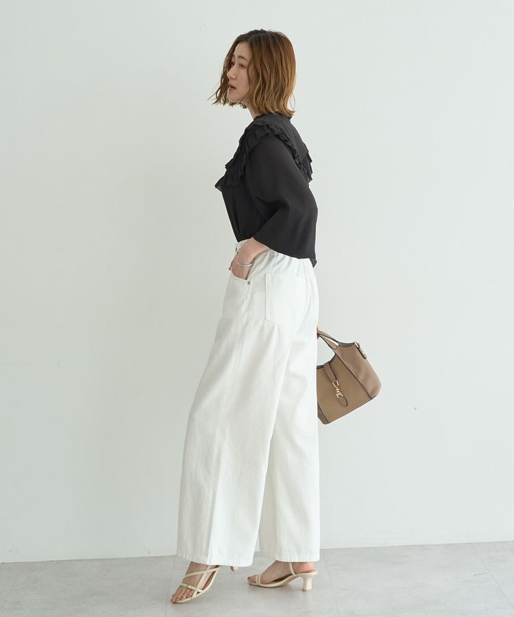 YECCA VECCA「ラッフルレースブラウス」|シャツ・ブラウス|