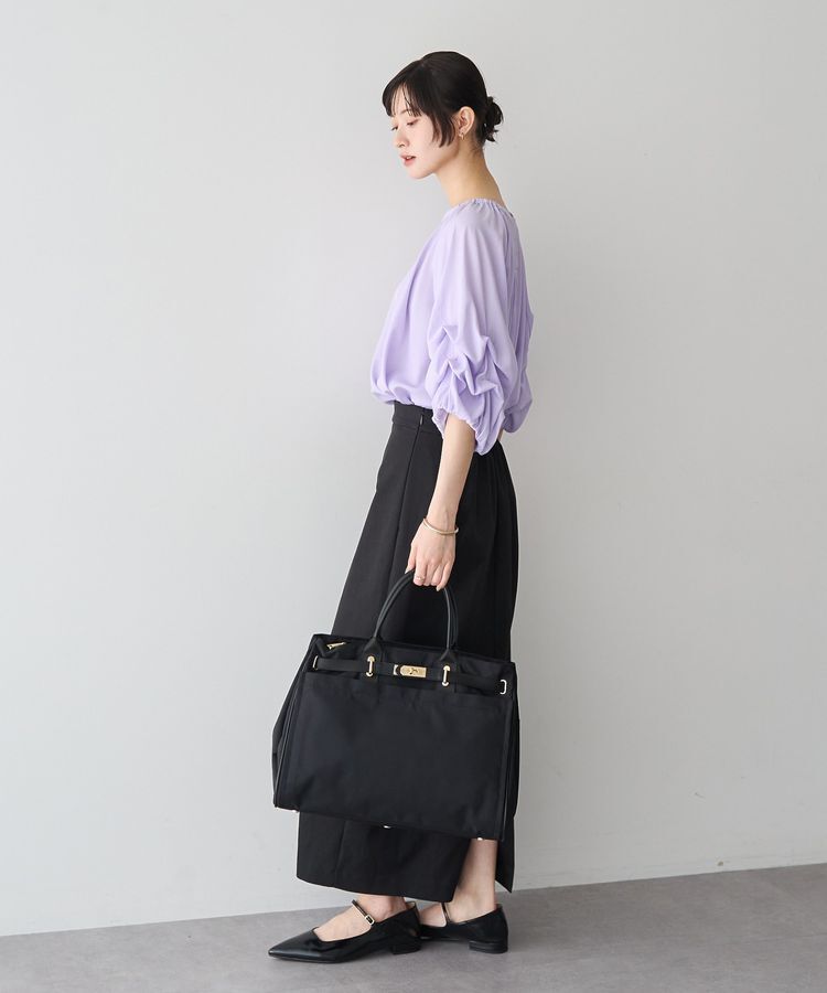 YECCA VECCA「【story.】PL BELTED TOTE L」|トートバッグ|