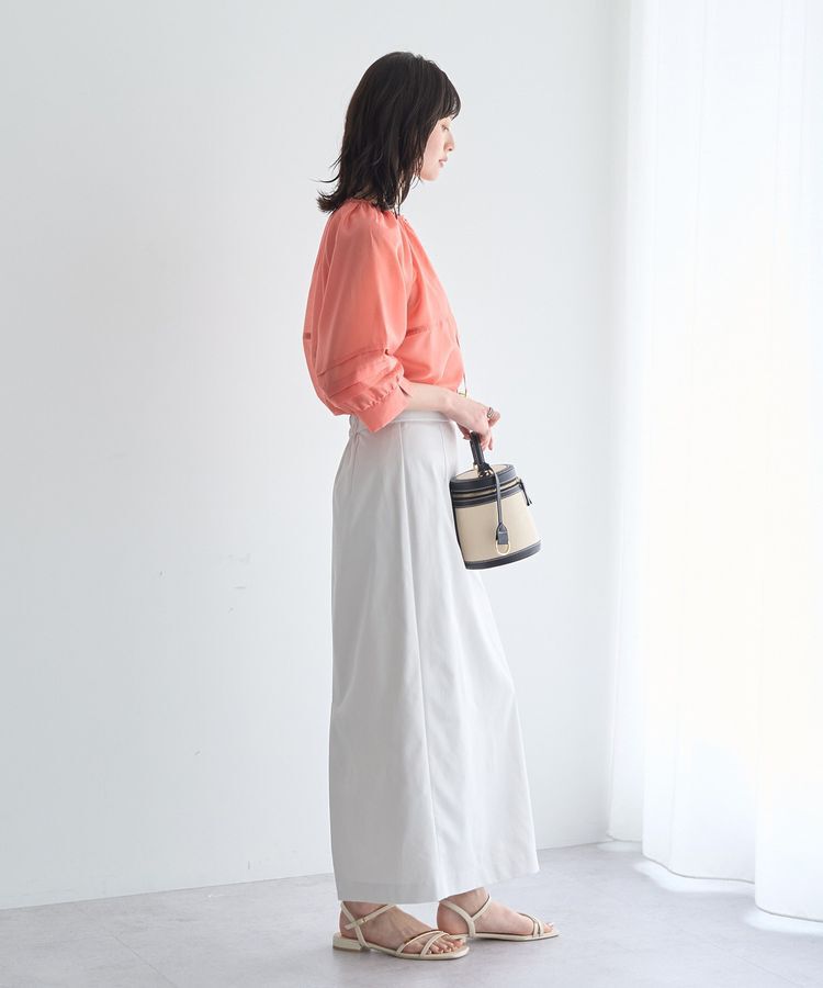 YECCA VECCA「タックスリーブシアーシャツ」|シャツ・ブラウス|