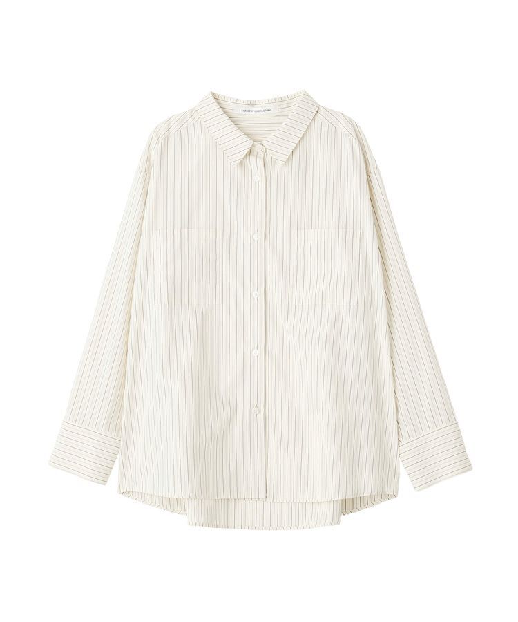GARAGE OF GOOD CLOTHING「ストライプビッグシャツ」|シャツ・ブラウス|