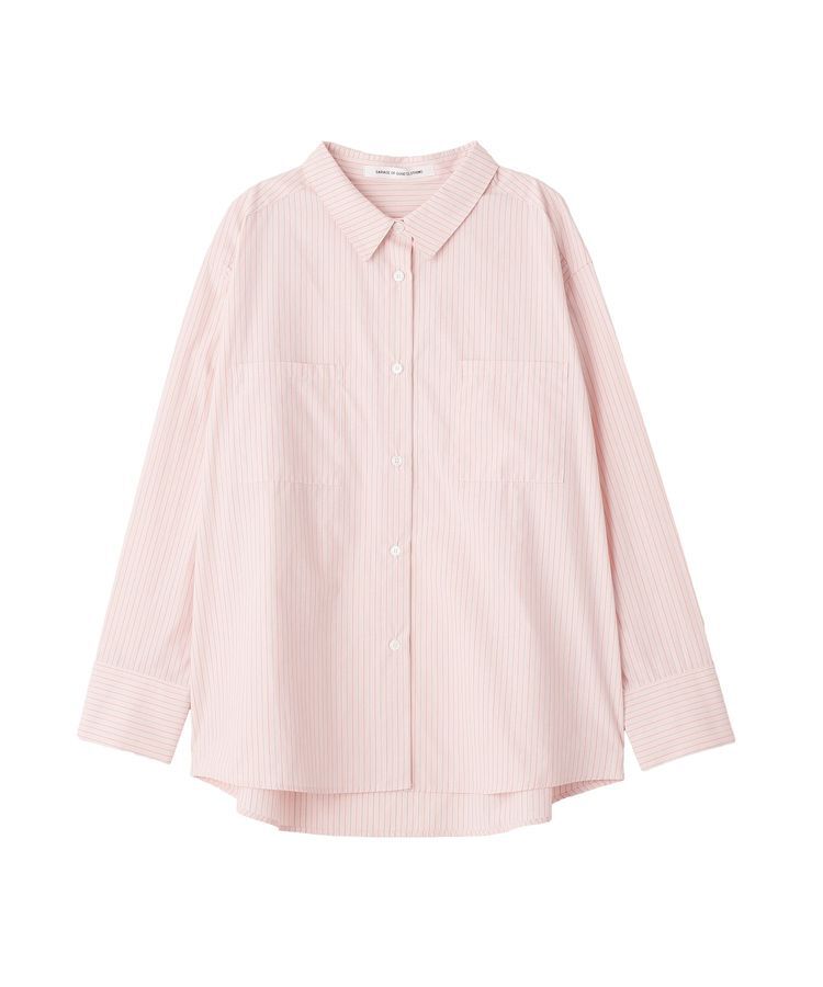 GARAGE OF GOOD CLOTHING「ストライプビッグシャツ」|シャツ・ブラウス|