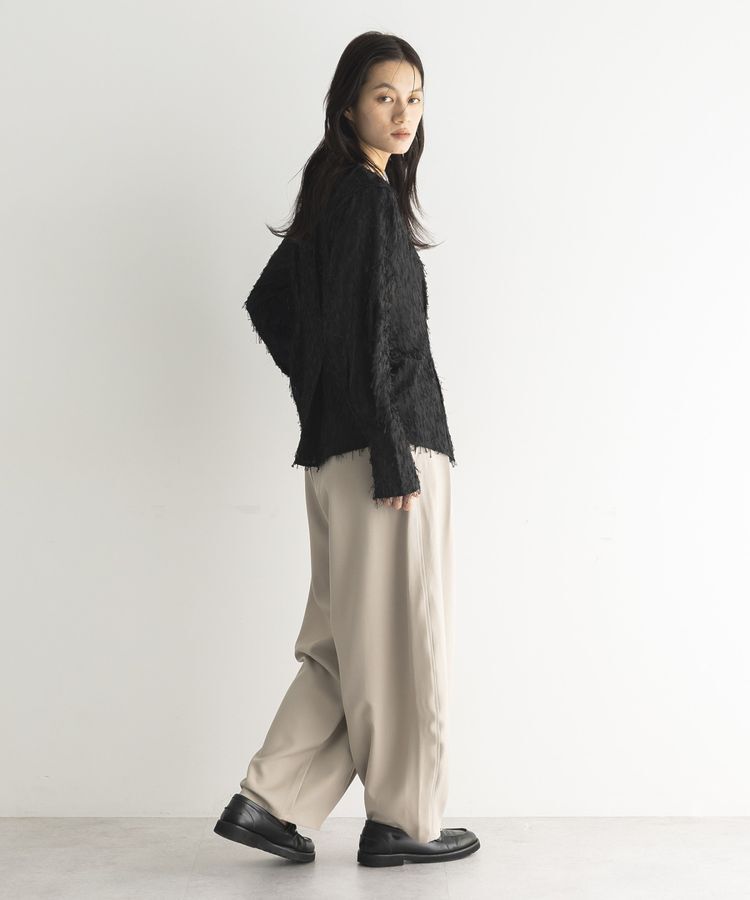 GARAGE OF GOOD CLOTHING「ジャガードタックブラウス」|シャツ・ブラウス|