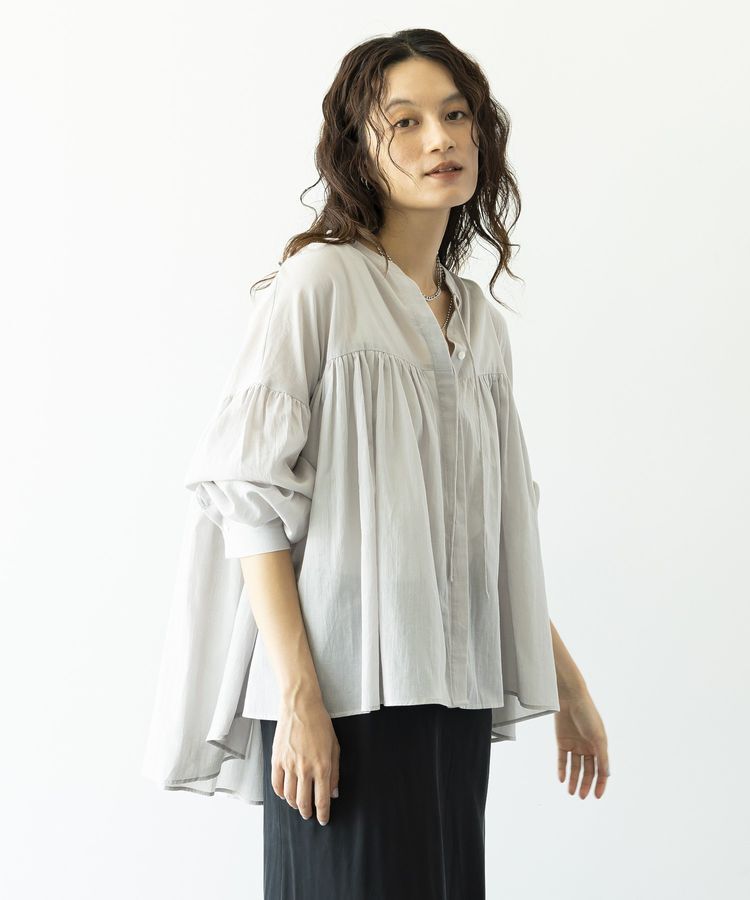GARAGE OF GOOD CLOTHING「コットンギャザーブラウス」|シャツ・ブラウス|