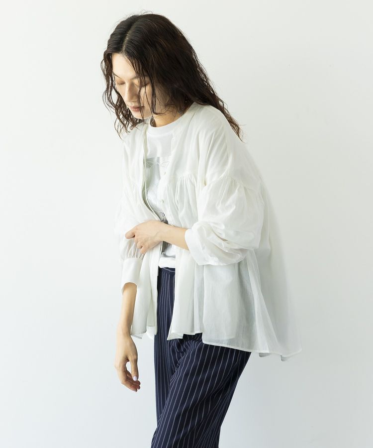 GARAGE OF GOOD CLOTHING「コットンギャザーブラウス」|シャツ・ブラウス|