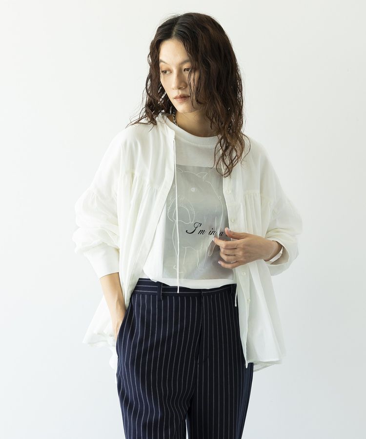 GARAGE OF GOOD CLOTHING「コットンギャザーブラウス」|シャツ・ブラウス|