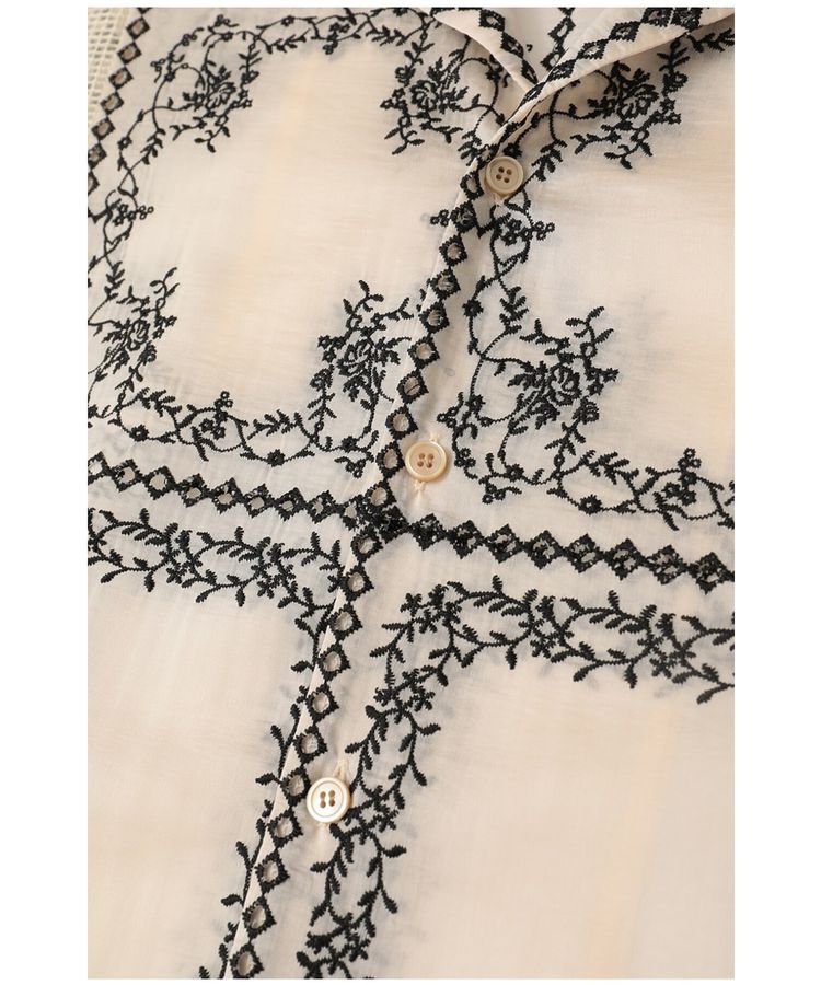 GARAGE OF GOOD CLOTHING「【CLANE】EMBROIDERY LACE SHIRTS」|シャツ・ブラウス|