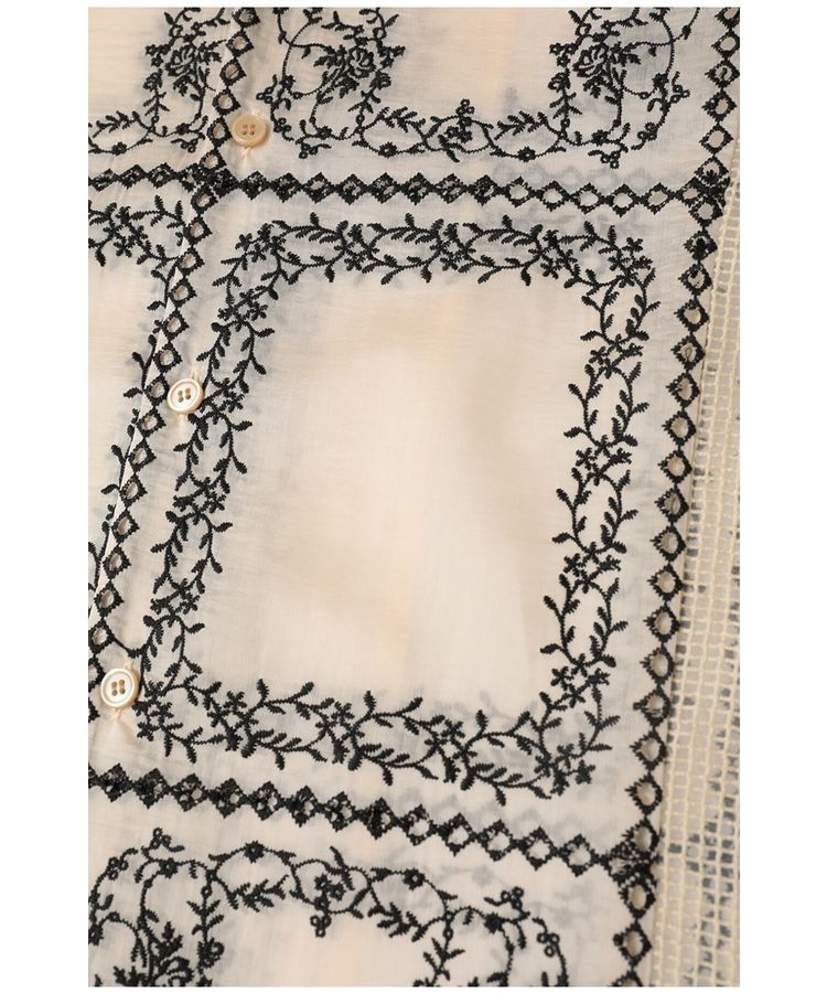 GARAGE OF GOOD CLOTHING「【CLANE】EMBROIDERY LACE SHIRTS」|シャツ・ブラウス|
