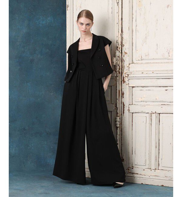 LOULOU WILLOUGHBY「ギャザータックスカートライクパンツ」|チノ|