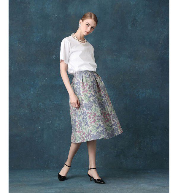 LOULOU WILLOUGHBY「パールネックレスＴシャツ」|Tシャツ・カットソー|